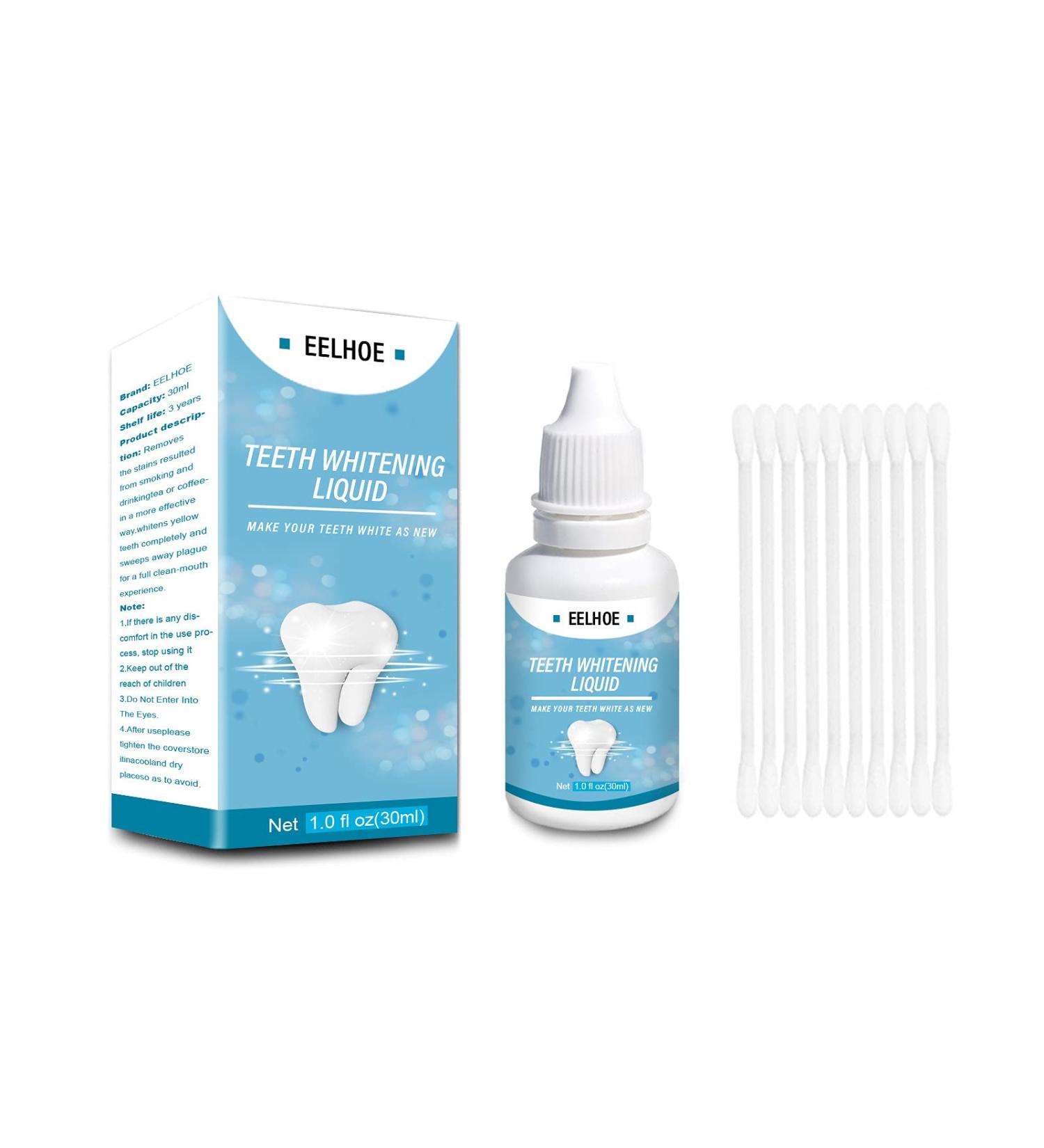 Teeth Whitening Serum for Oral Care - Removes Coffee, Wine, and Smoking Stains - 30ML - Buy Online on GoSupps.com