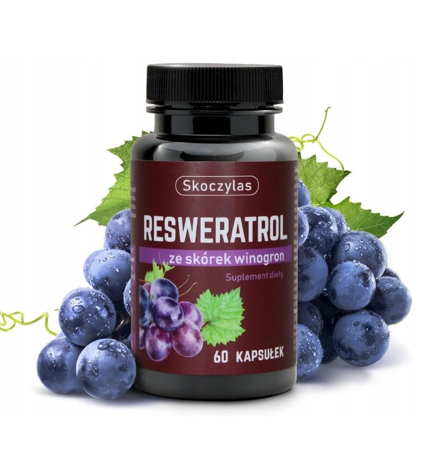 Discover the power of youth with Resveratrol Skoczylas - grape extract to support heart and blood vessels!
