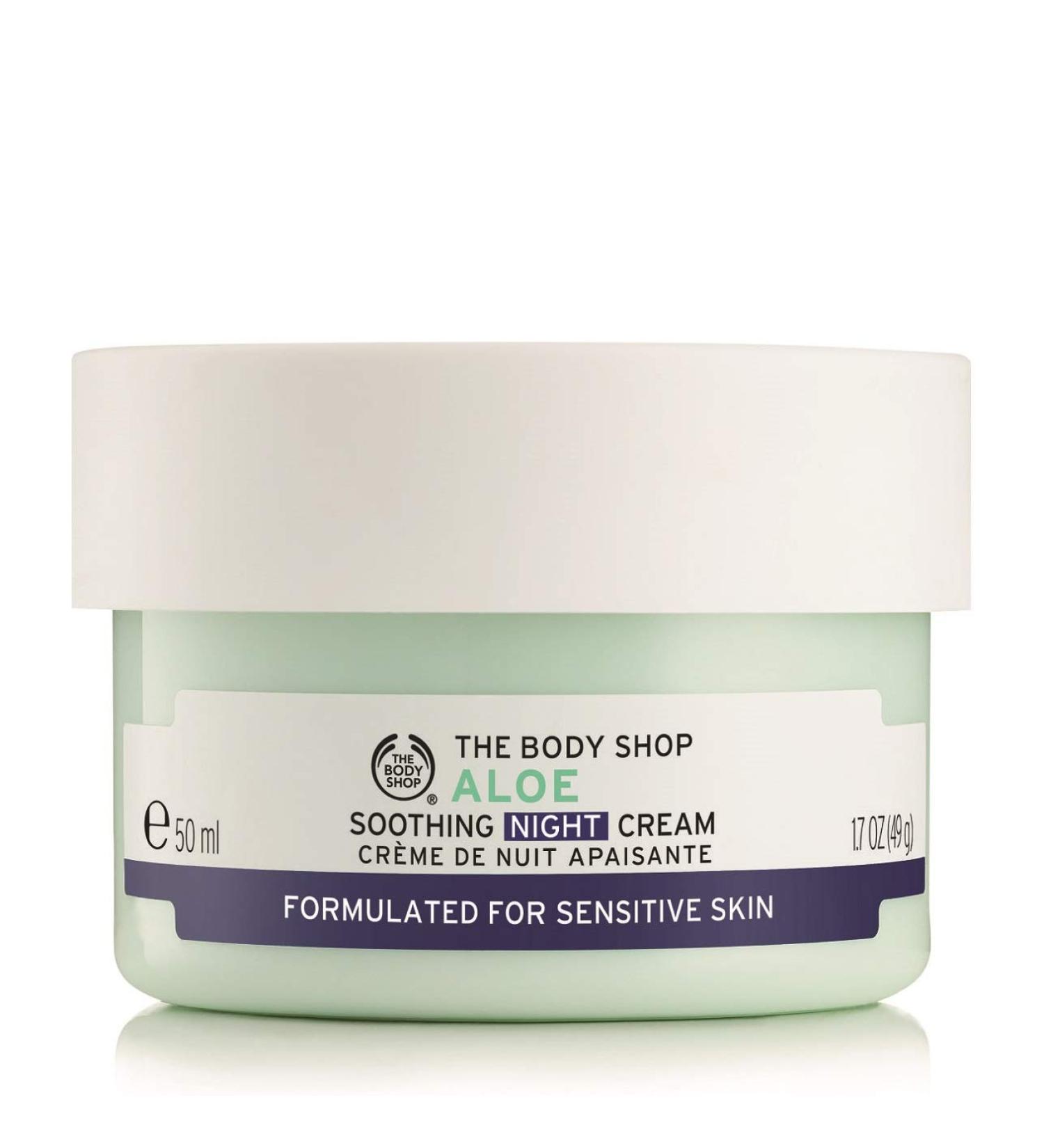 The Body Shop Aloe Vera Soothing Night Cream 49g 1.7 Ounce  - Buy Online on GoSupps.com
