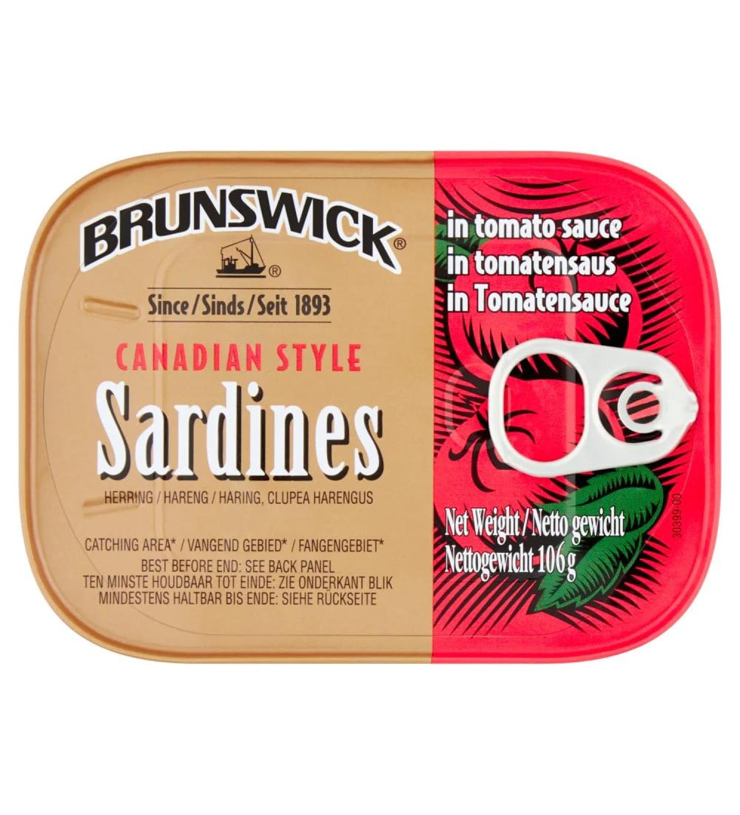 MASBrunswick Sardines Tomato Sauce 106g-Fd