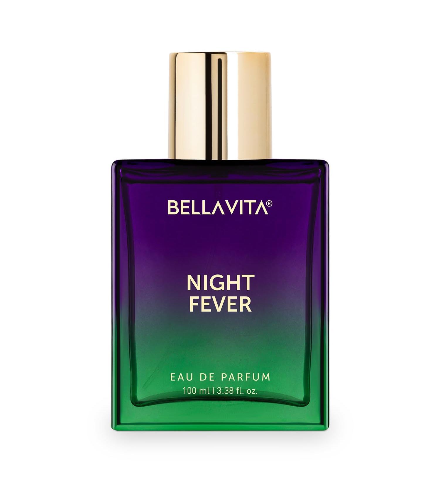 BELLA VITAS Night Fever Eau De Parfum Perfume with Bergamot Mandarin Peach Musk and Vanilla|Premium Long Lasting Fruity Fragrance for Men & Women 100 ML - Buy Online on GoSupps.com