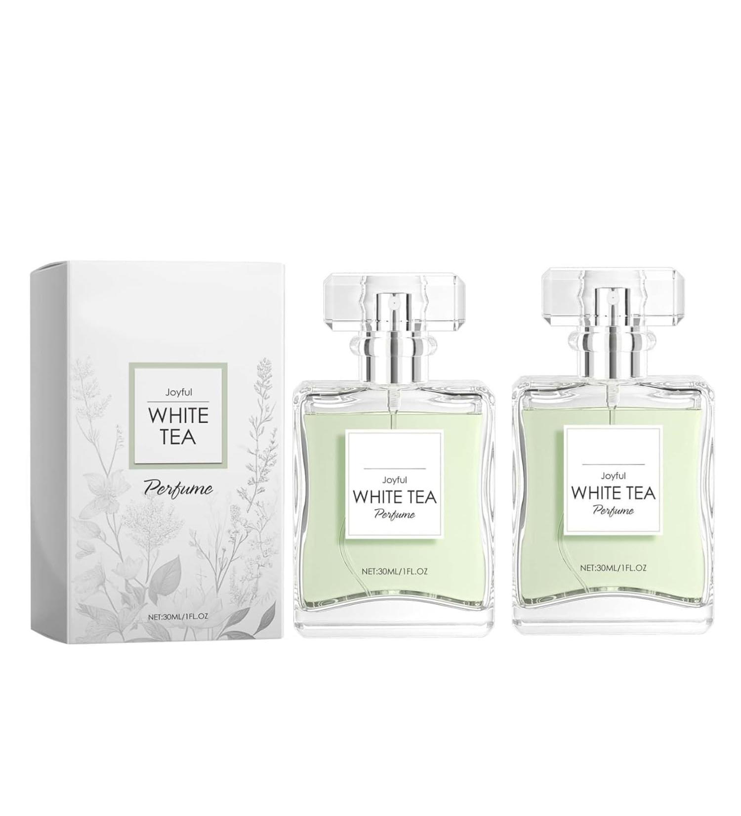 White Tea Perfume Eau De Toilette Spray Perfume for Women Long-Lasting Fragrance Refreshingly Elegant Serenity and Freshness Enhances Confidence & Releases Charm Dating Women's Perfume (2 Pcs) - Buy Online on GoSupps.com