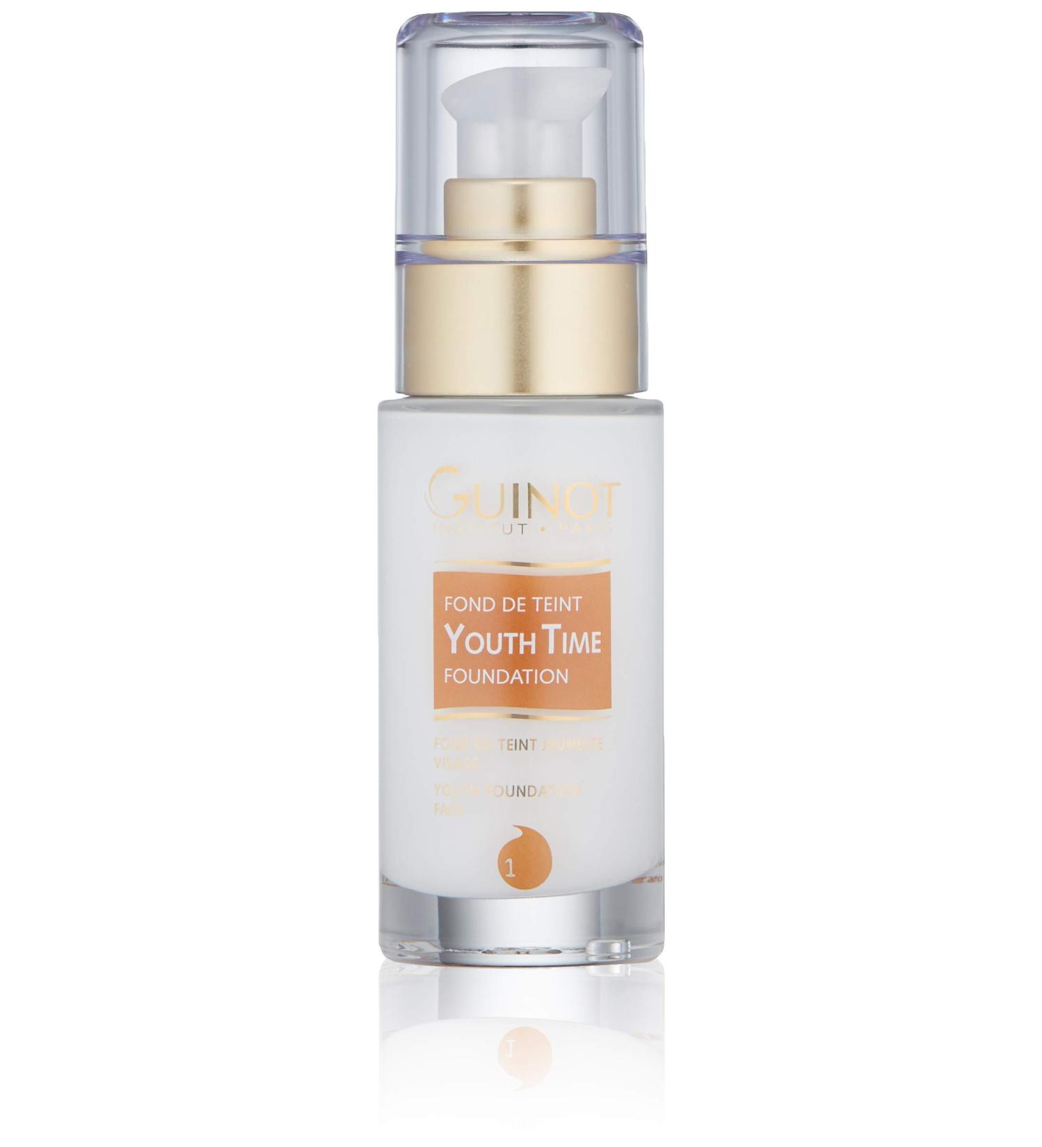 Guinot Youth Time Foundation 1.1oz - Anti-Aging Makeup with Youth-Boosting Benefits - Buy Online on GoSupps.com
