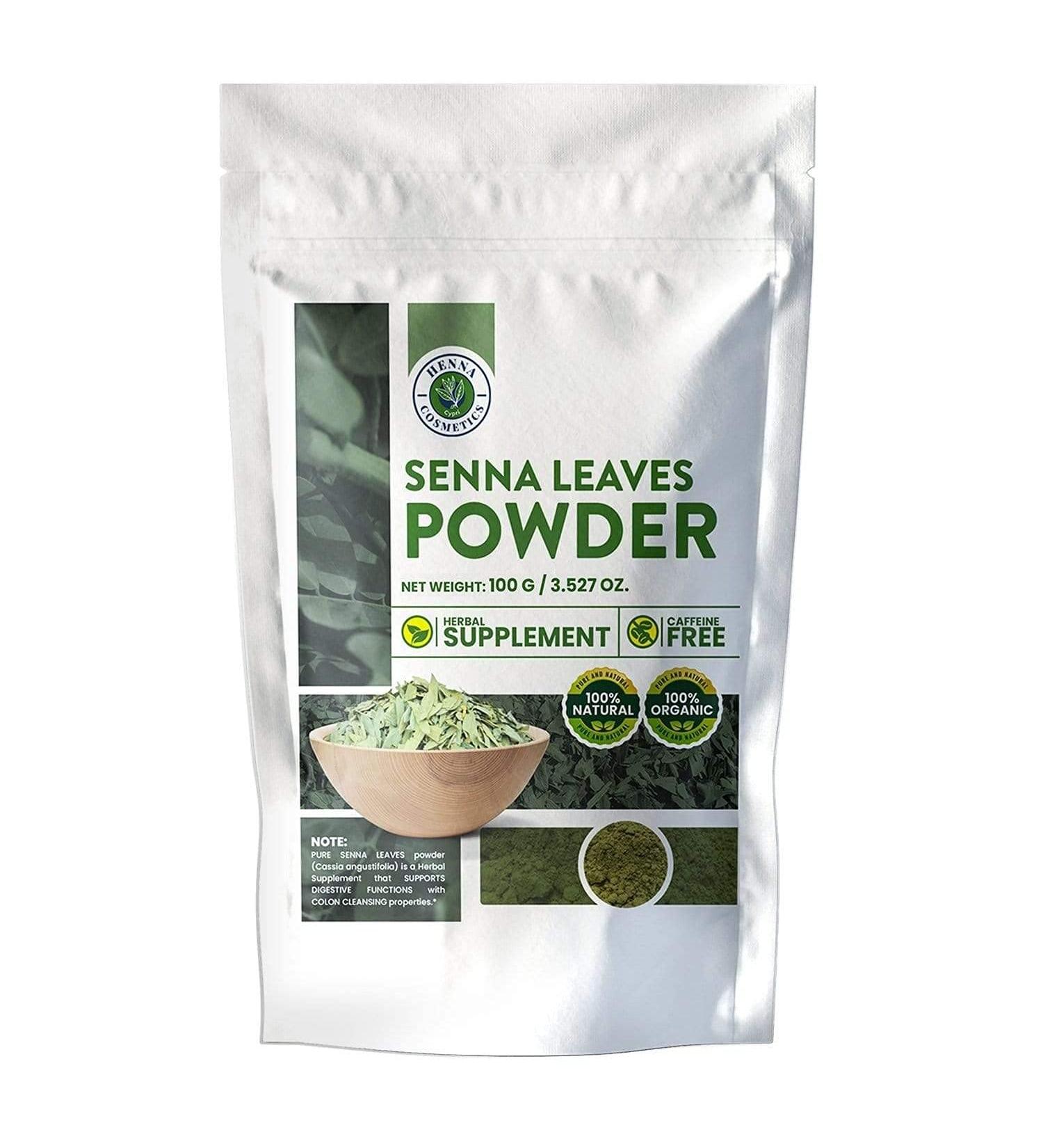 CYPRI 100% Pure Senna Leaves Powder | Organic Herbal Supplement | 100g (3.53 oz) Henna Cosmetics - Buy Online on GoSupps.com