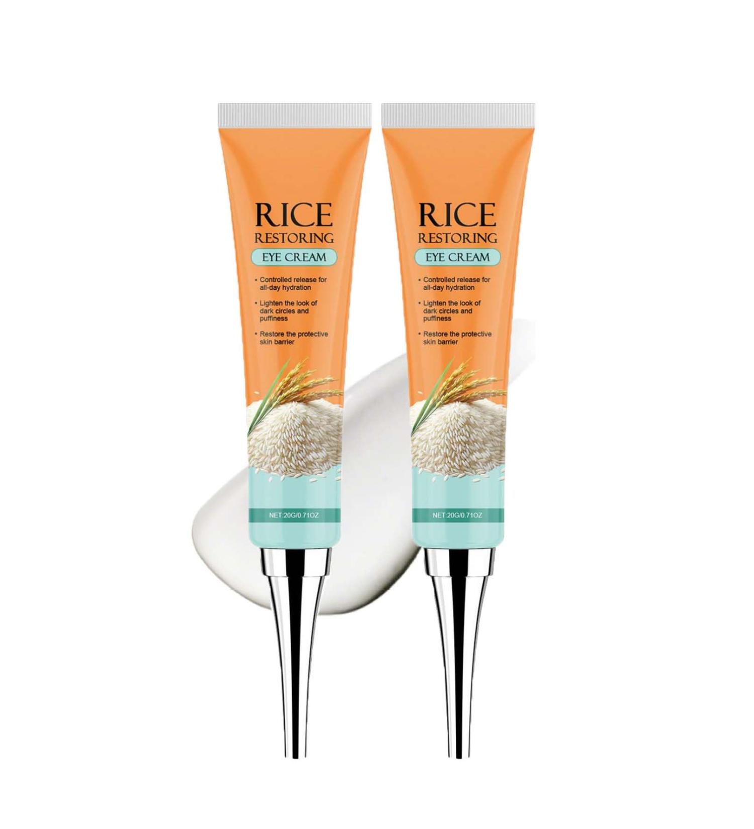 Rice Eye Cream 0.71 fl.oz / 20 ml | Eye Cream | Anti Wrinkle Natural Alternative to Retinol Eye Cream Instant Firm Eyes Anti Dark Circle Eyes Korean Skincare (2) - Buy Online on GoSupps.com