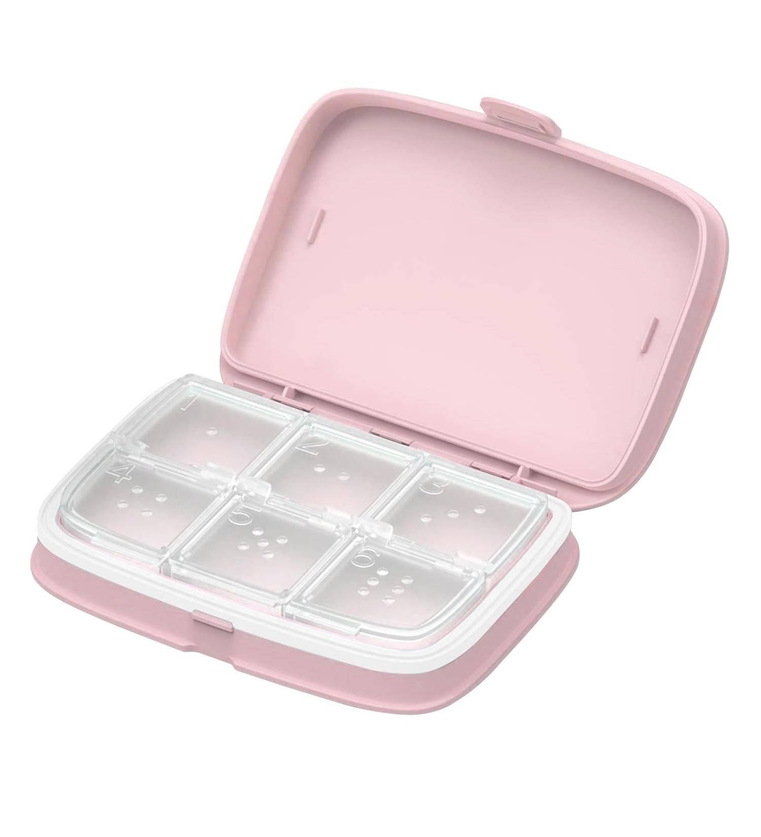 Portable Waterproof Pill Organizer - Daily Medication Storage Weekly Travel Pill Box Small Lightweight Design - Green - Buy Online on GoSupps.com