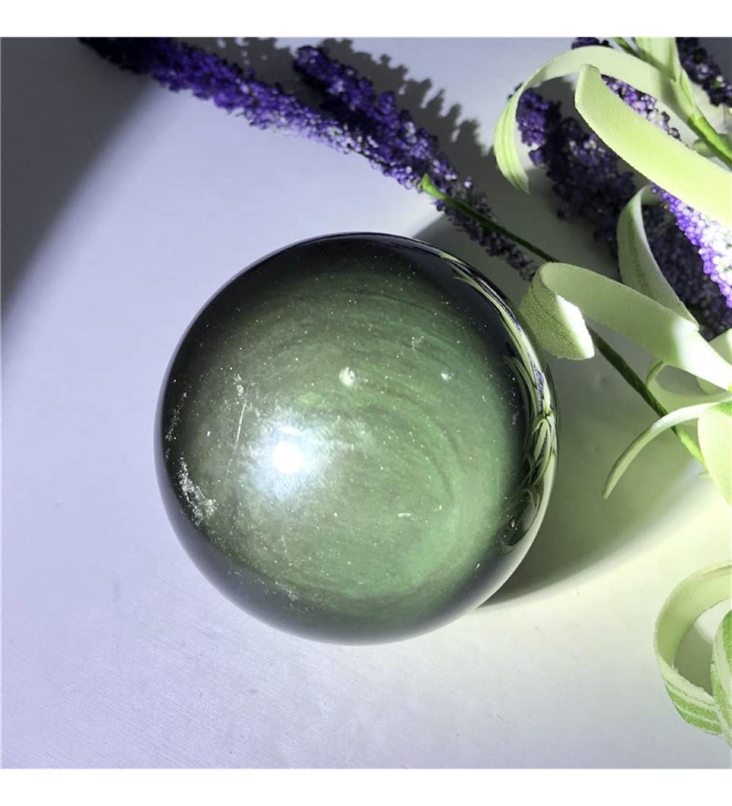 Natural Crystal Rough Home Decor Colorful Natural Rainbow Obsidian Crystal Ball Stone Gemstone Great for Home Decoration Reiki Stone Gifts Natural Crystal Natural Stones Natural Luster - Buy Online on GoSupps.com