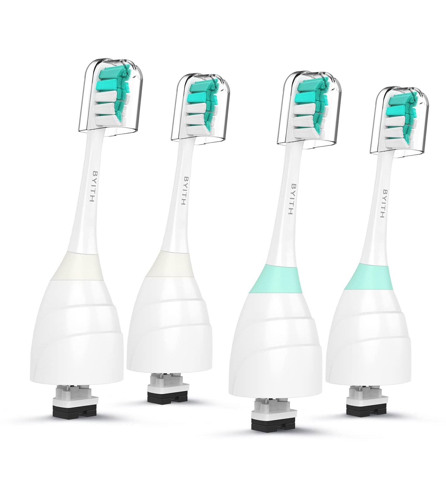 4 Pack White Precision Clean Replacement Toothbrush Heads for Philips Sonicare E Series - Compatible Electric Brush Refills - Buy Online on GoSupps.com