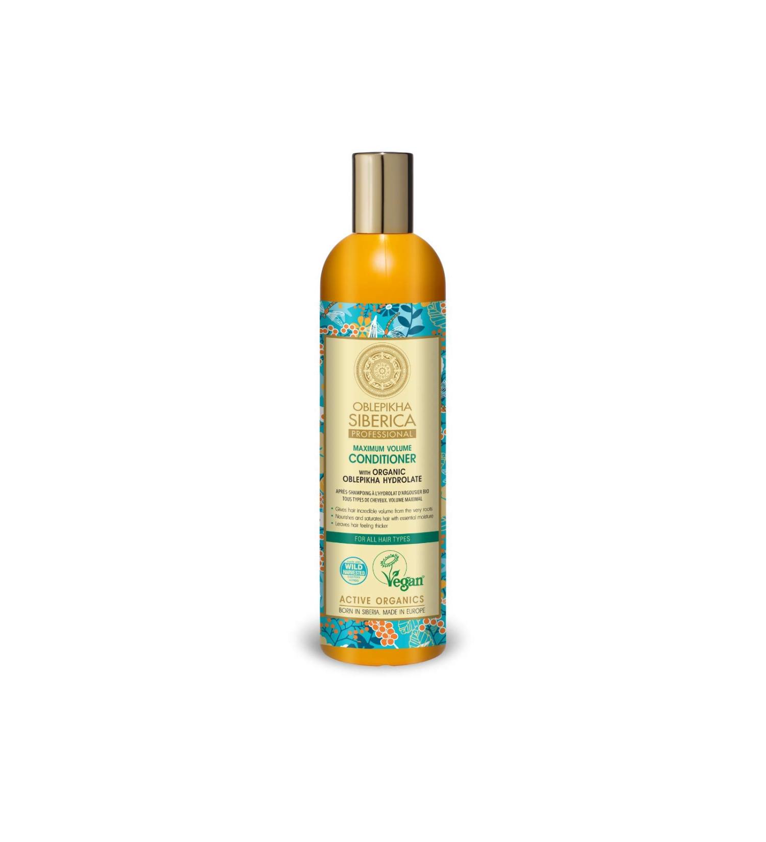 Natura Siberica Oblepikha Conditioner 400ml | Maximum Volume for All Hair Types - Shop Internationally! - Buy Online on GoSupps.com