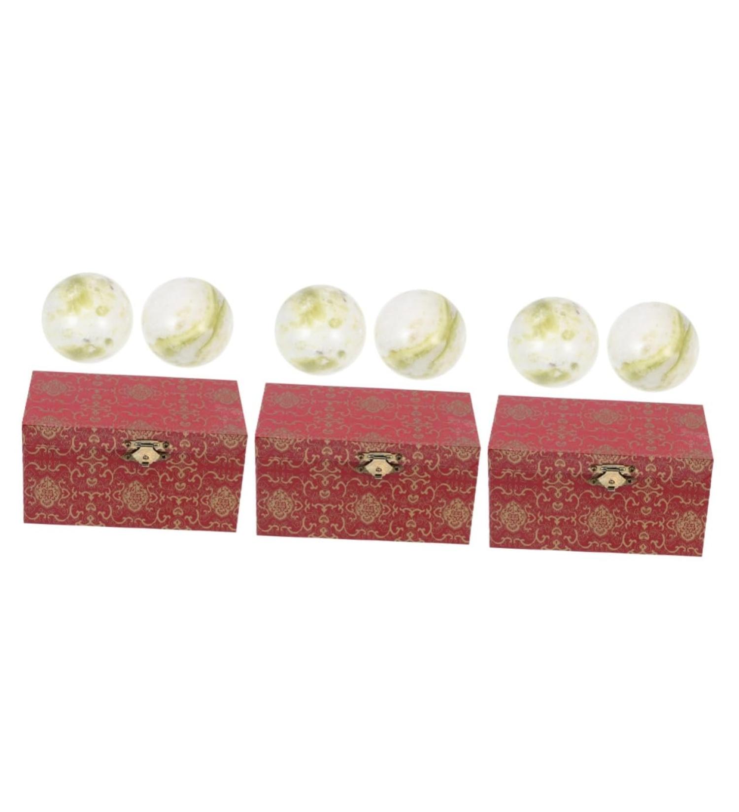 Buy Solustre Gymnastics Ball - Baoding Balls for Foot & Hand Massage | Perfect Gift for Relaxation & Muscle Relief - Buy Online on GoSupps.com