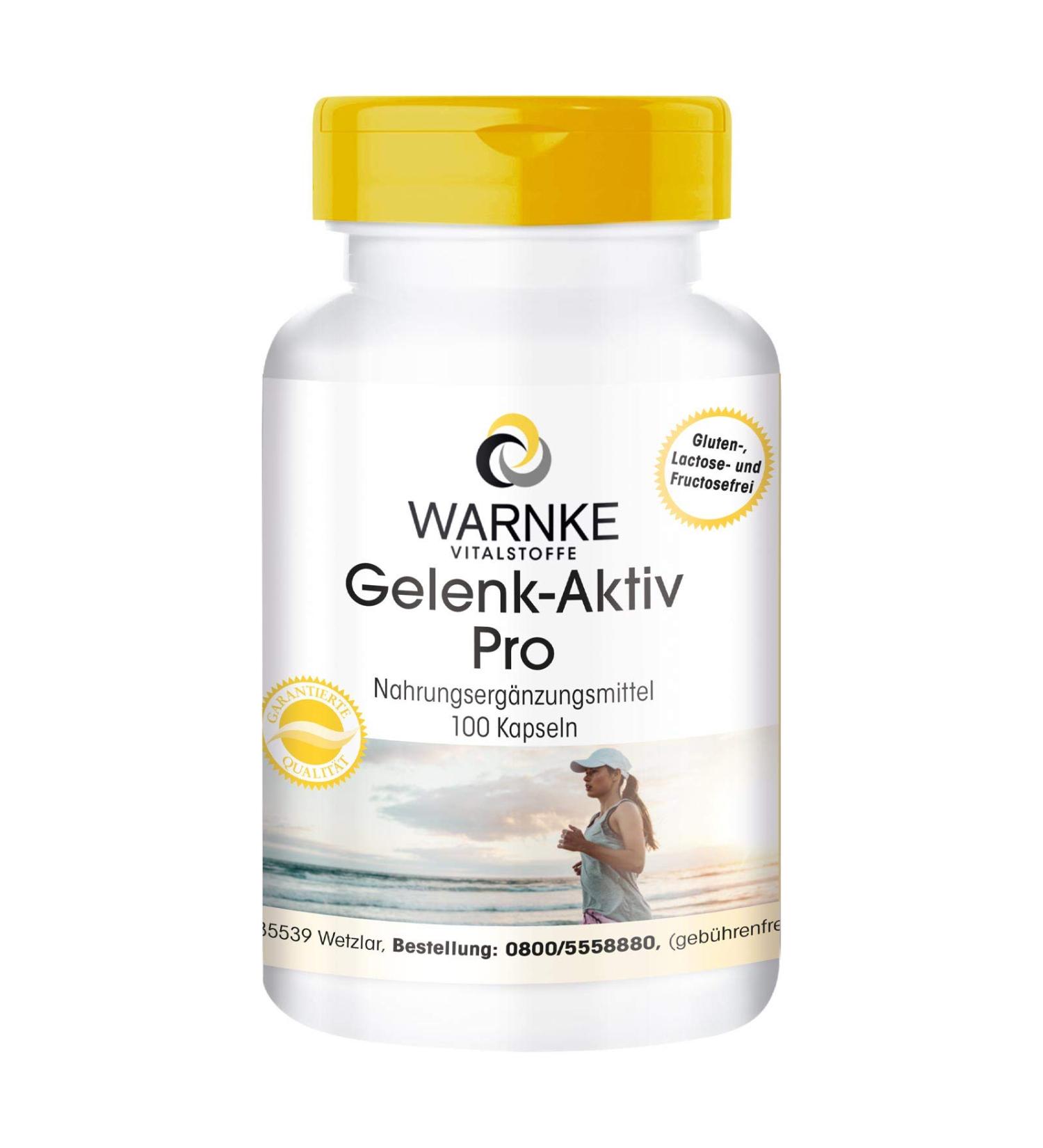 WARNKE VITAL SUBSTANCES Probed capsule high dosage with glucasamine chonroitine & Hyaluronic acid 100 capsule Warnke Vitals German pharmacists qualitia - Buy Online on GoSupps.com