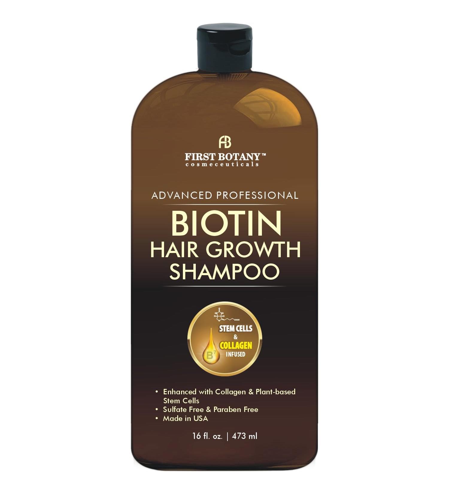 16 fl Oz Hair Regrowth Shampoo with DHT Blockers  Collagen & Stem Cells - Daily Hydrating Formula for Anti Hair Loss - Buy Online on GoSupps.com