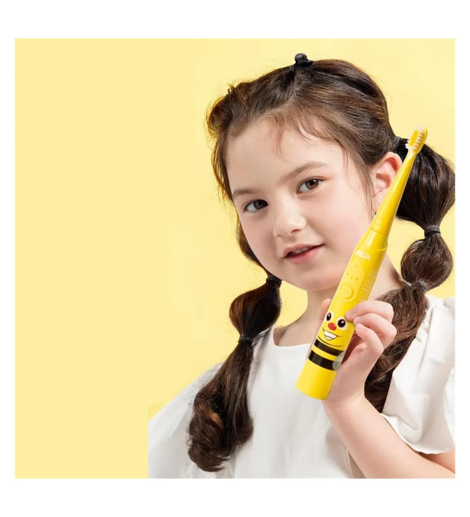 BAIR K3 Children's Electric Toothbrush - Sonic Vibration Waterproof Design & Pressure Sensing - Ideal for Kids (Ages 3-10 - Buy Online on GoSupps.com