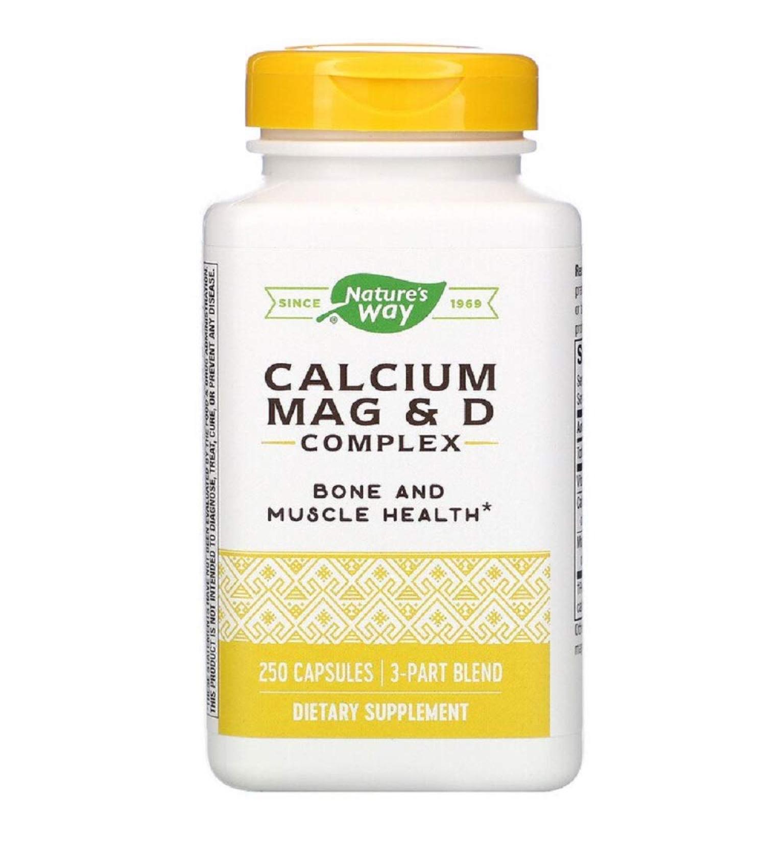Nature'S Way Calcium Magnesium & Vit D 250 Cap