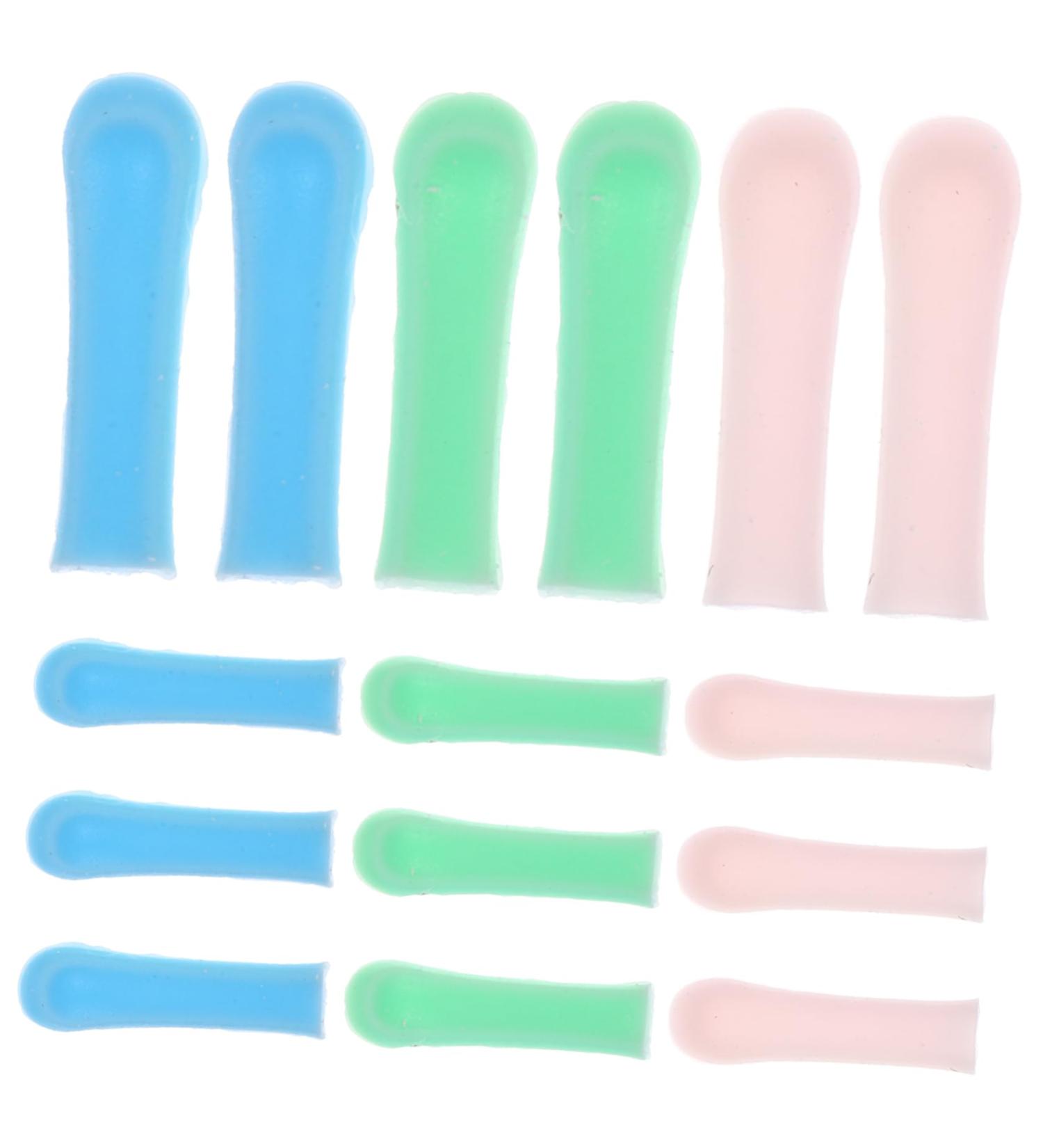 Healeved Ear Cleaning Tools 15pcs Replaceable Removal Covers Ear Scoop Head Soft Silicone - Buy Online on GoSupps.com