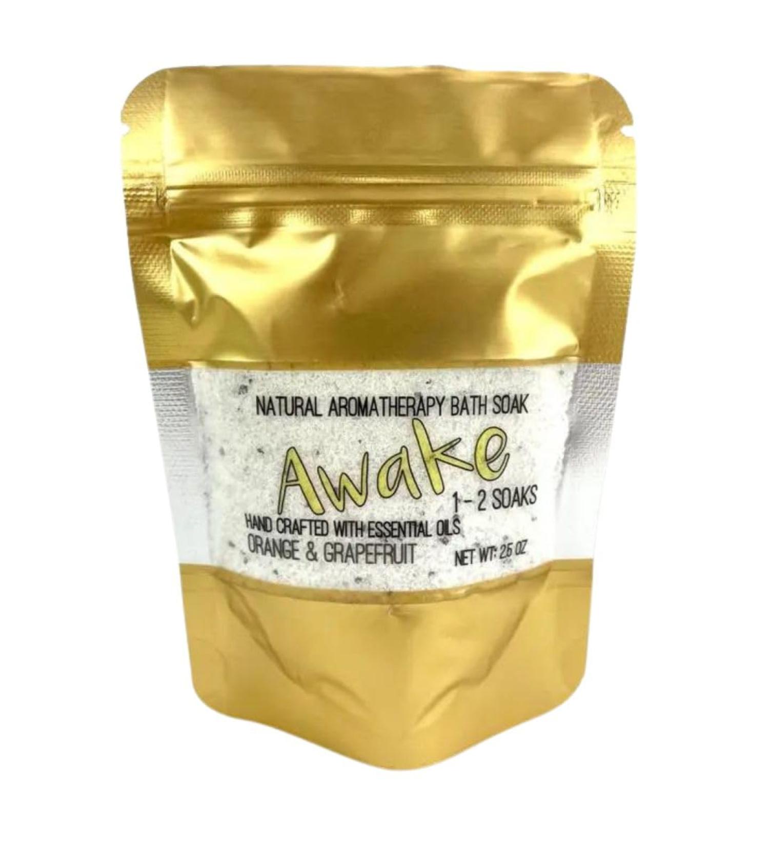 Refreshing Orange Grapefruit Bath Salt for Relaxation and Stress Relief 0.83 Ounce (Pack of 6)