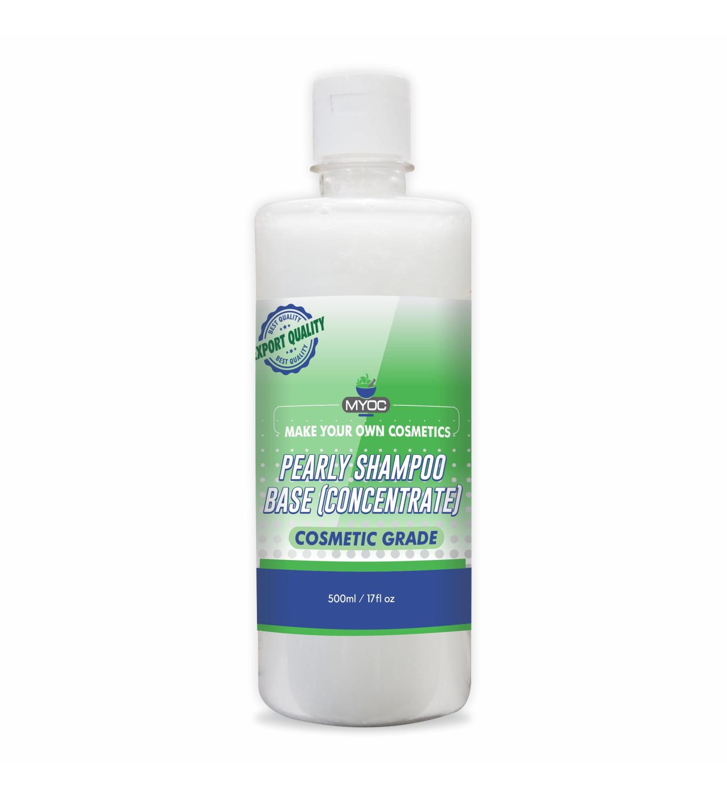 DIY Pearly Shampoo Base - Concentrate for All Hair Types with Aloe Vera & Glycerine | Create Your Natural Hair Care Products - 500ml (17 Fl. Oz - Buy Online on GoSupps.com