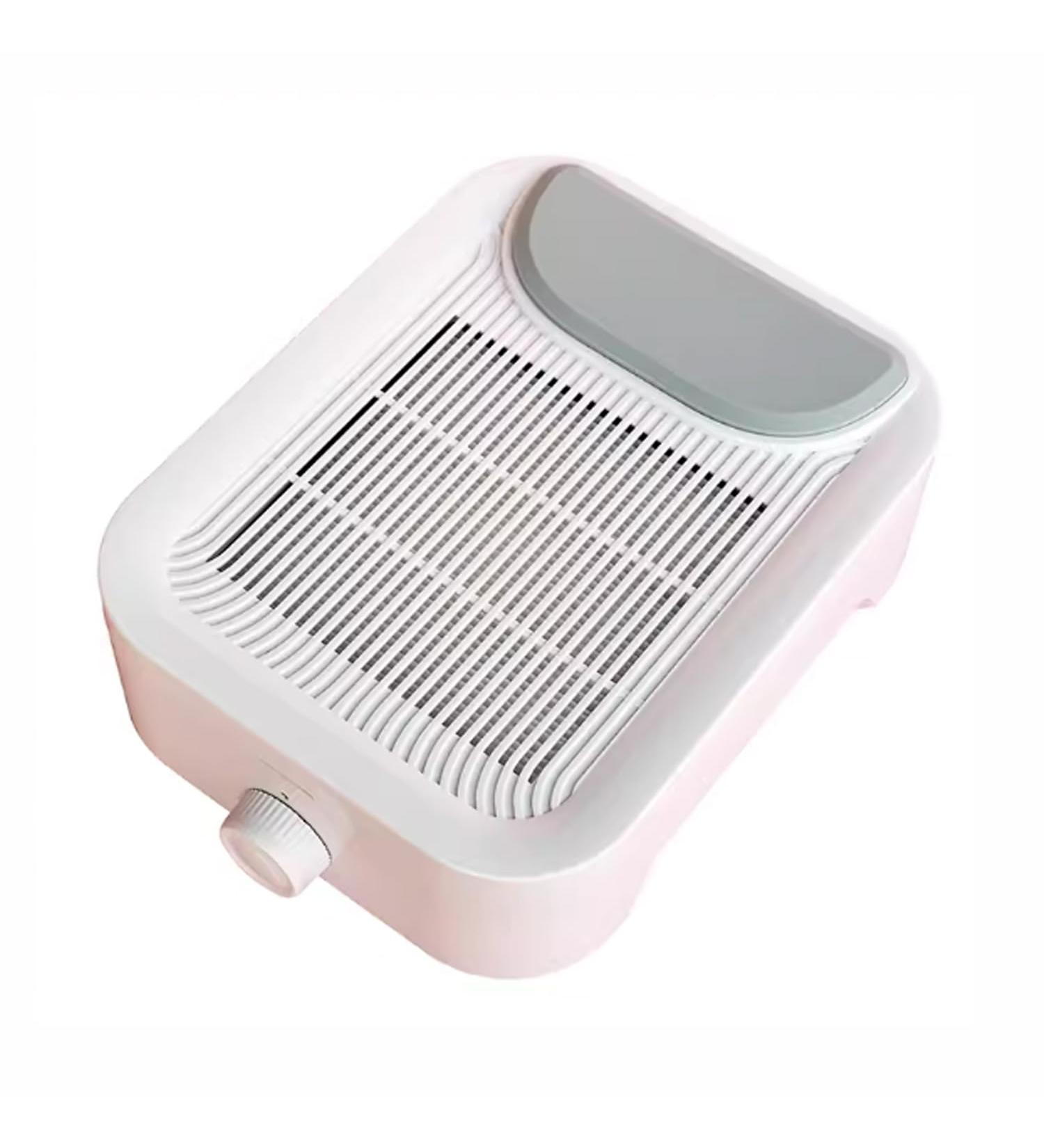 Powerful Nail Dust Collector Rechargeable and portable 60w Multifunctional Suction Fan for Acrylic Gel Nails Polishing Adjustable suction Quiet suitable for hair salon Connect the power supply - Buy Online on GoSupps.com
