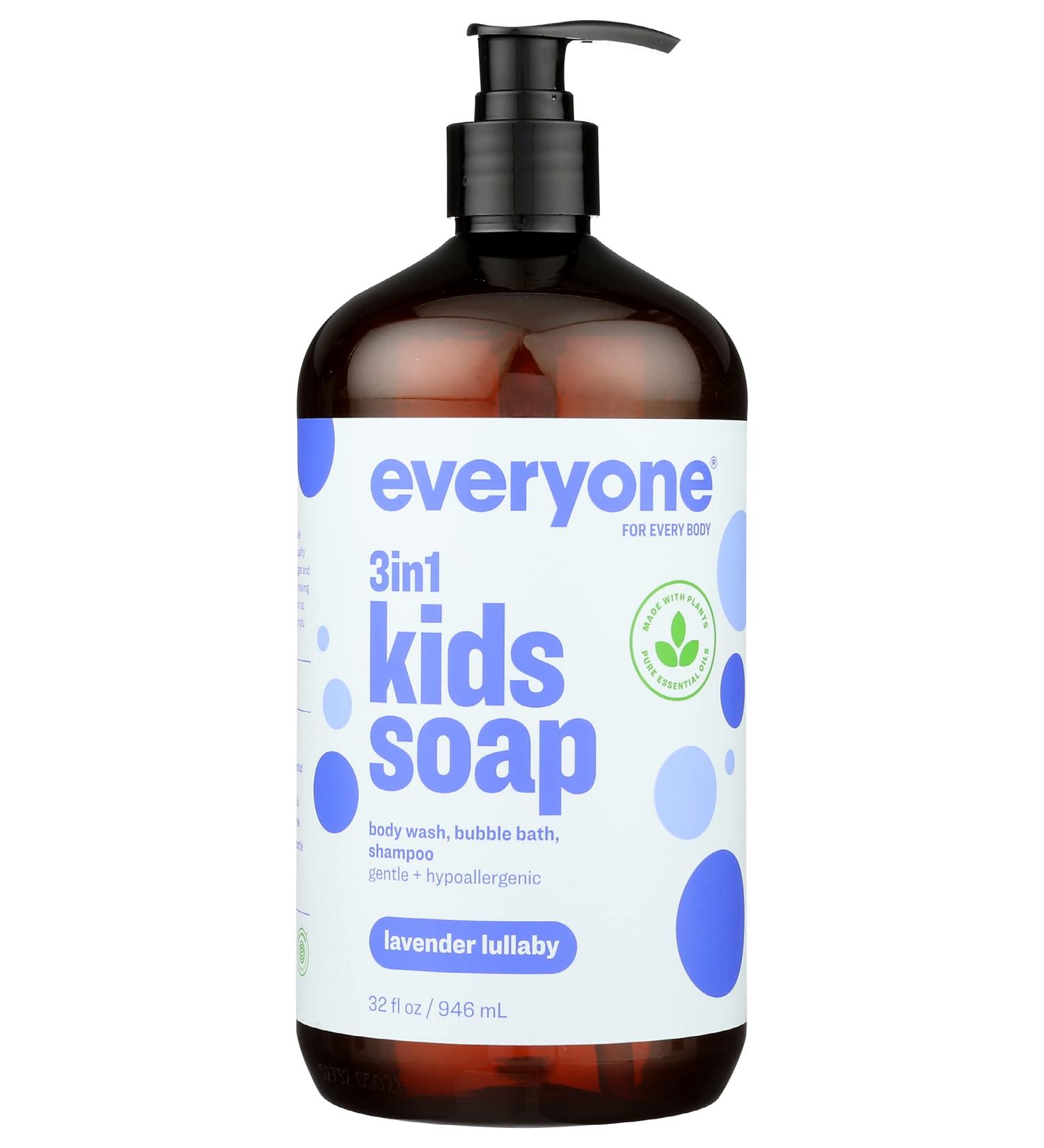 EO Products Everyone Soap for Kids - Lavender Lullaby 32 fl oz - Gentle & Fun! - Buy Online on GoSupps.com