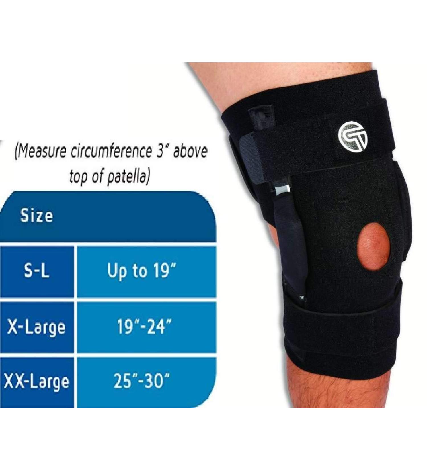Pro-Tec Athletics Hinged Knee Brace (Medium) black