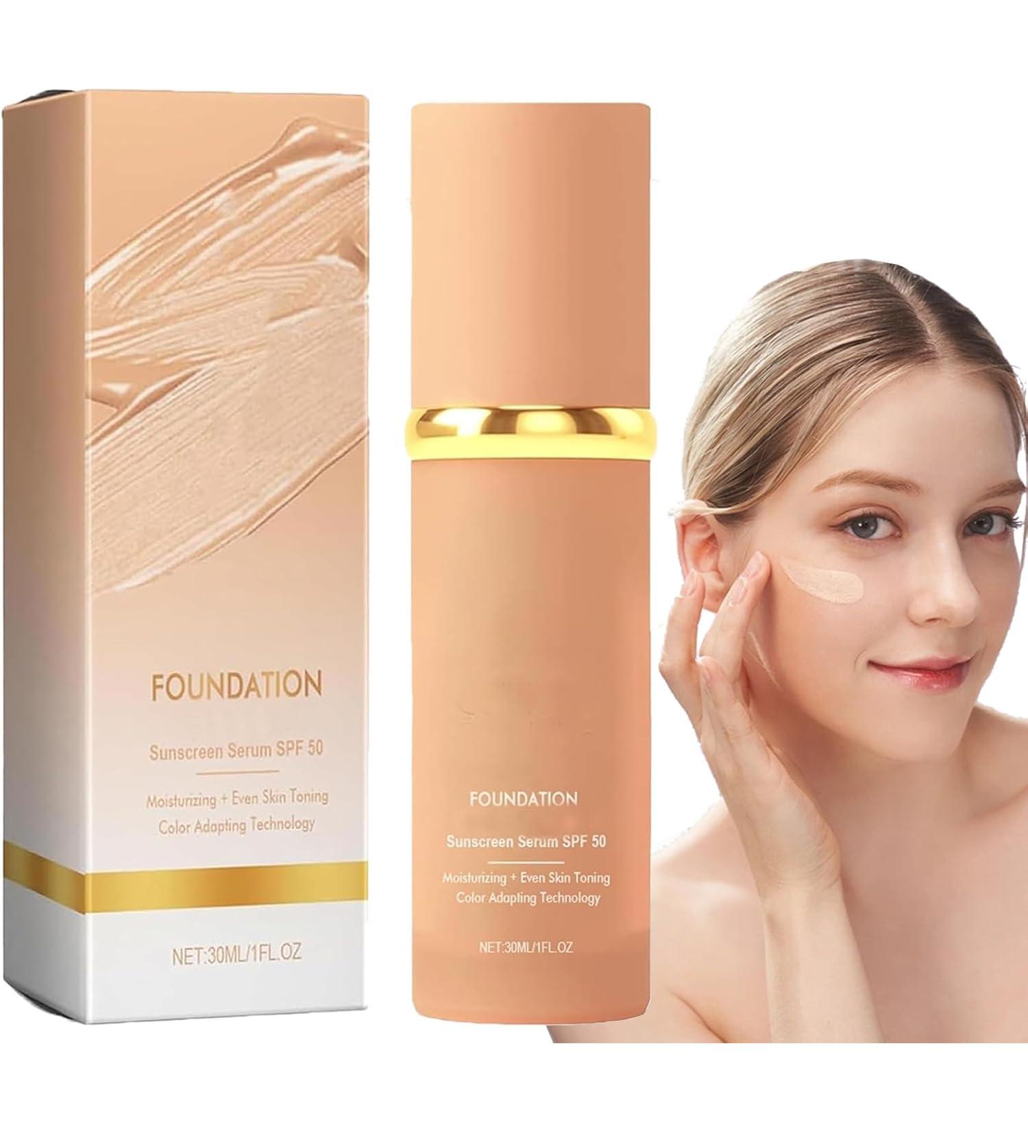 Biomimic Foundation 4 in 1-30ml Hydrating Light Full Coverage Concealer with SPF 50+Longwearing & Waterproof for Gym Sports Dancing 1pcs - Buy Online on GoSupps.com