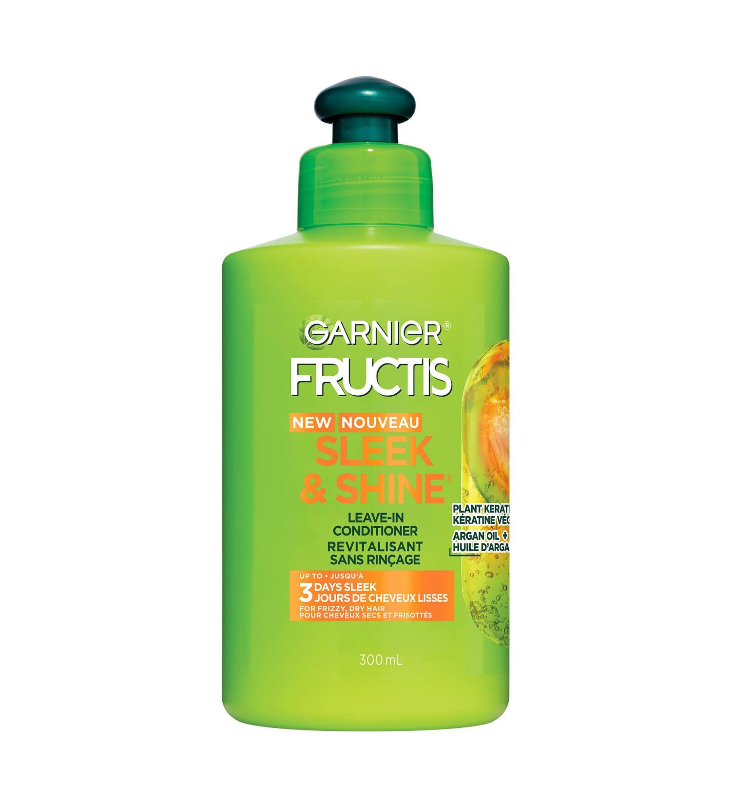 Garnier Fructis Sleek & Shine Intensely Smooth Leave-in Conditioning Cream 300 mL Leave-in Conditioning Cream 300 ml (Pack of 1) - Buy Online on GoSupps.com