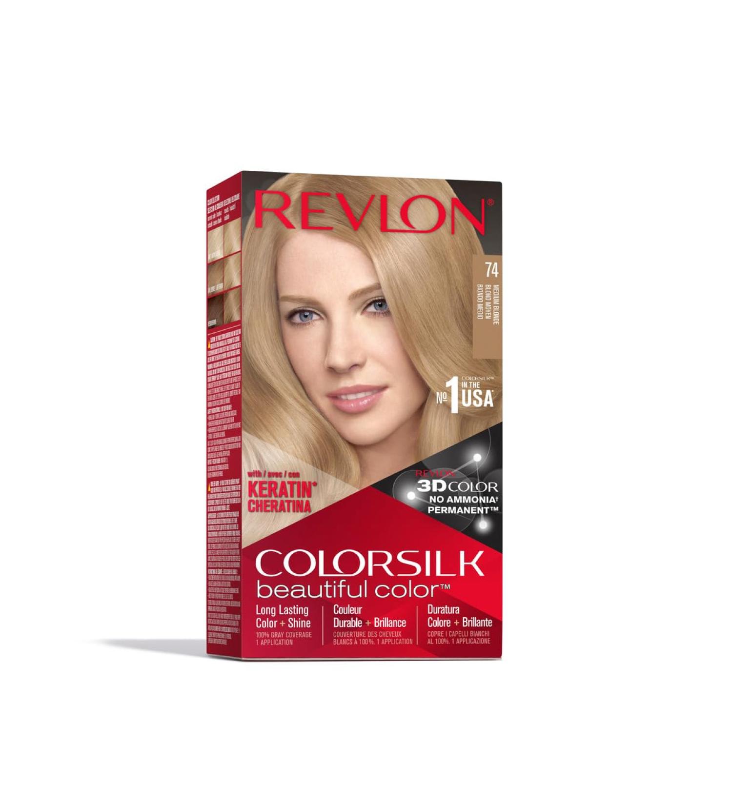 Revlon Colorsilk Permanent Hair Dye Medium Blonde - Buy Online on GoSupps.com