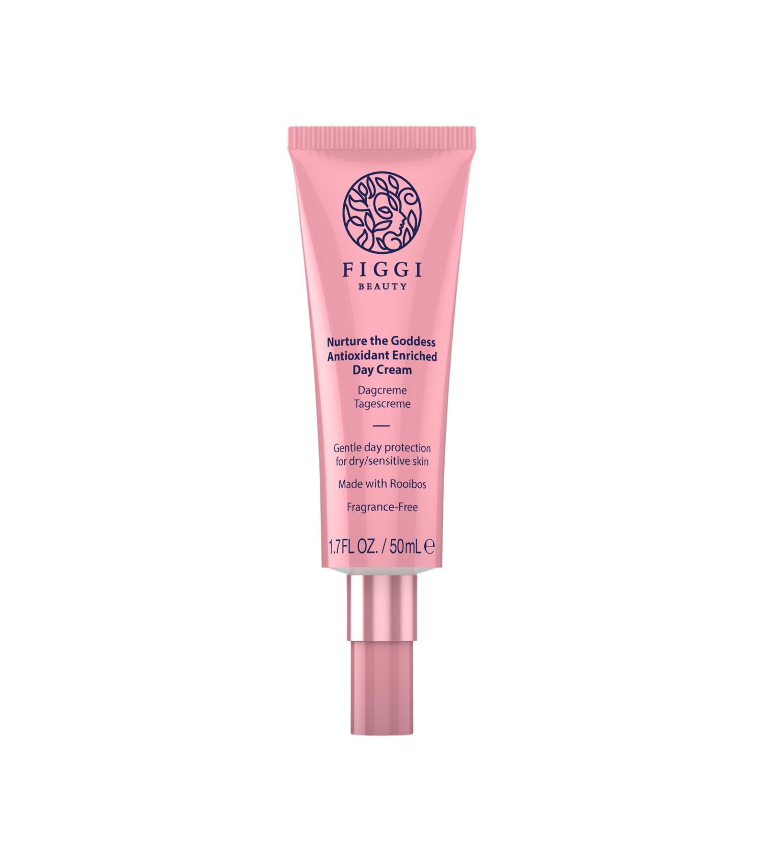 Antioxidant Face Moisturizer 50ml | Nurture the Goddess | Vegan Day Cream for Sensitive Skin | Cruelty-Free Hydration - Buy Online on GoSupps.com