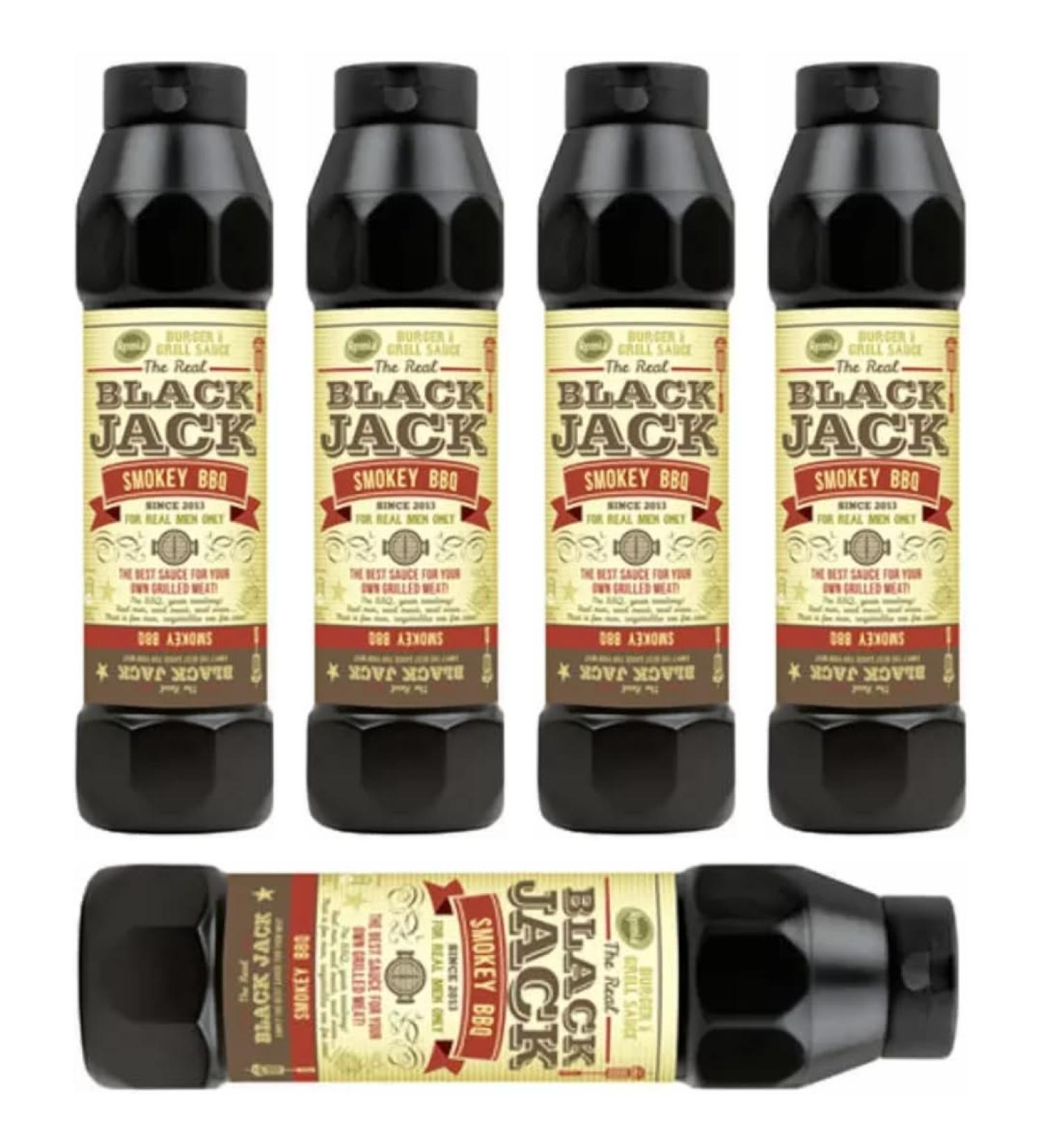 Remia Black Jack Smokey BBQ Saus Sauce 800 ml x 5 Pieces - Buy Online on GoSupps.com