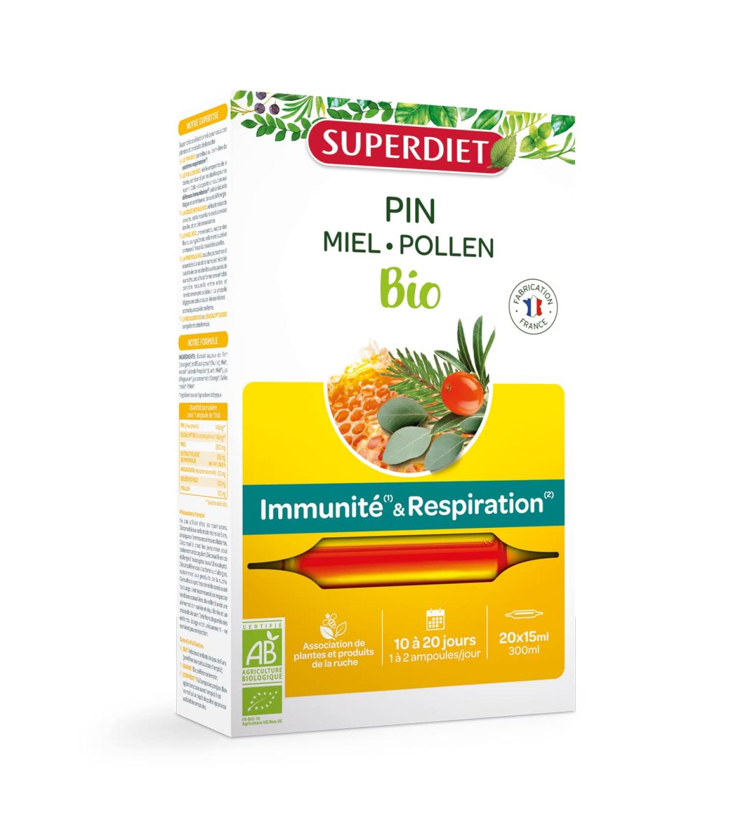 SuperDiet Imperial Sap Royal Jelly Honey Propolis Sea Buckthorn - 20 ampoules of 15 ml - Buy Online on GoSupps.com