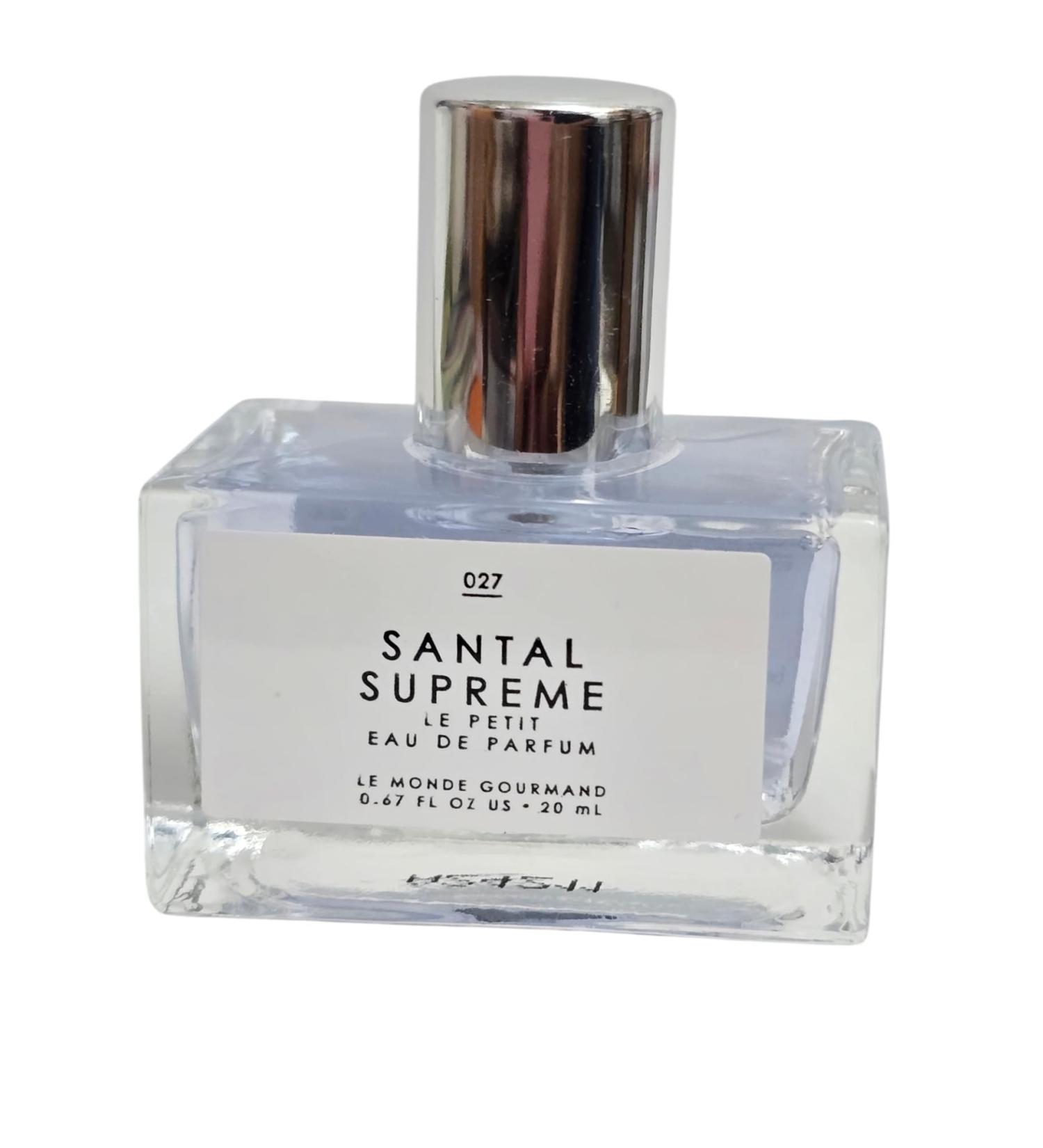 Tru Fragrance Gourmand SANTAL SUPREMEE Eau de Parfum Mini 0.67 fl oz Unboxed