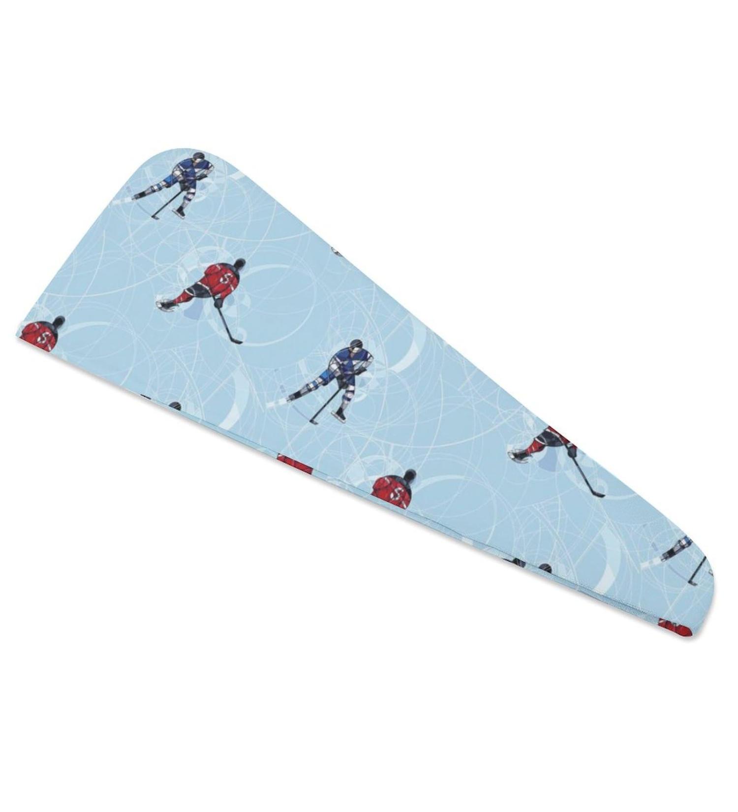 Super Absorbent Ice Hockey Players Microfiber Hair Towel Wrap for Women - 10x26 Inch Hair Turban with Button - Buy Online on GoSupps.com
