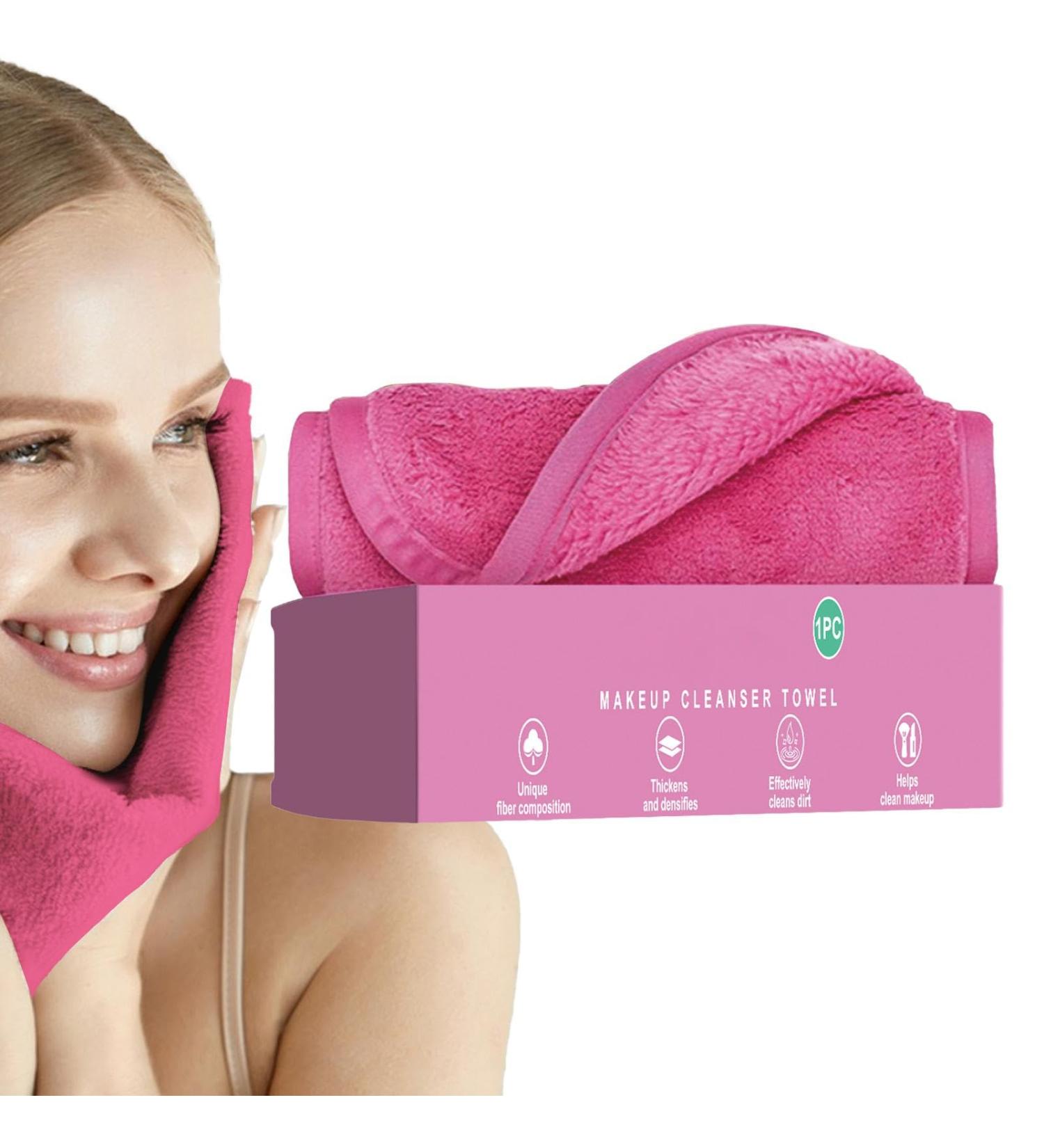 Goowafur Makeup Cleanser Towel - Comfortable Soft Makeup Removal Towel | Portable Makeup Remover Tool Face Wash Cloth for Efficient Cleansing - Buy Online on GoSupps.com