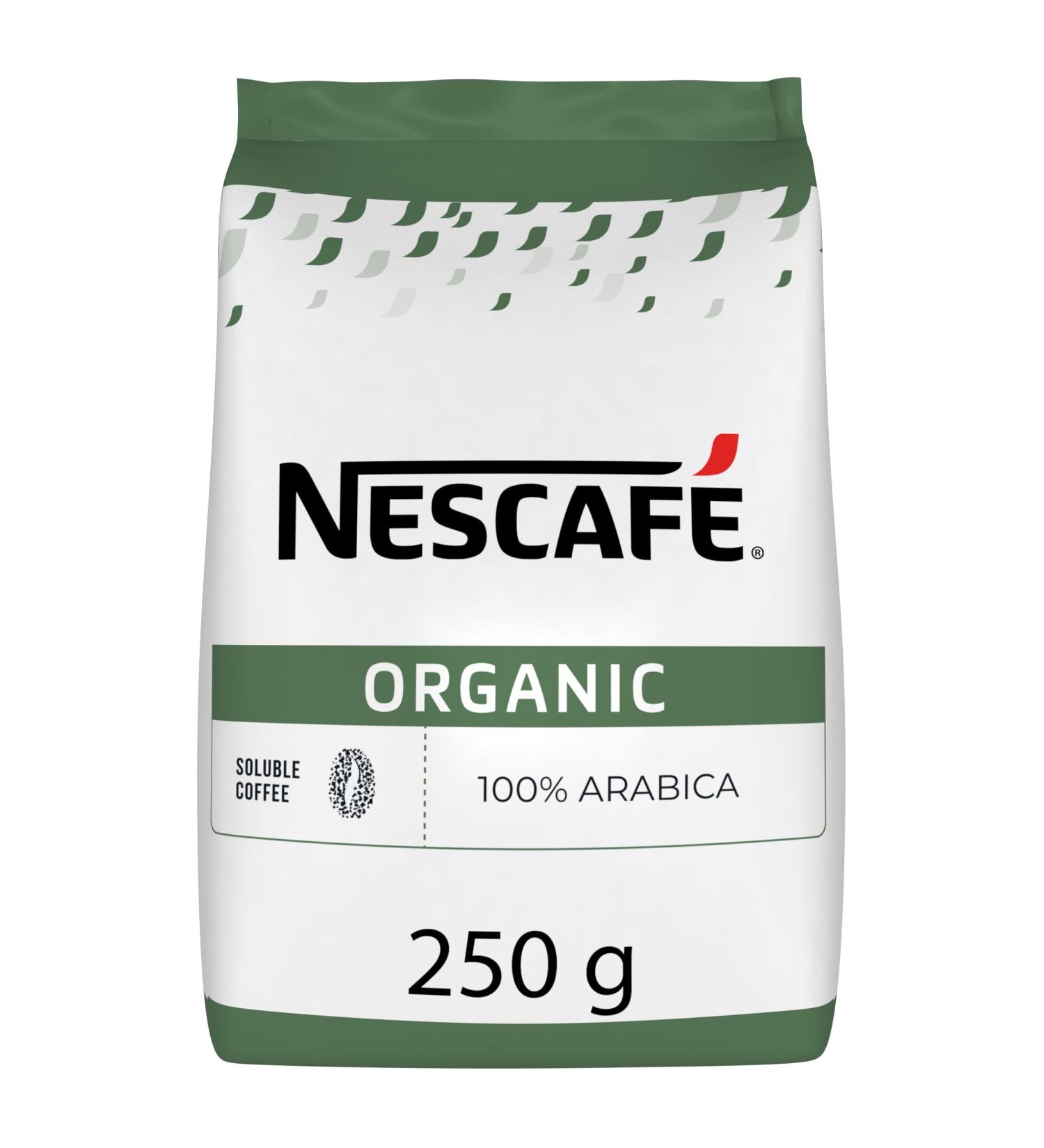 NESCAF Organic Bio - Caf Soluble Biologique 100% Arabica - En Poudre - Notes Fruit es Agrumes - Certifi AB - Approvisionnement 100% plus Responsable - Sachet de 250 g Nescaf Organic Bio 250g - Buy Online on GoSupps.com