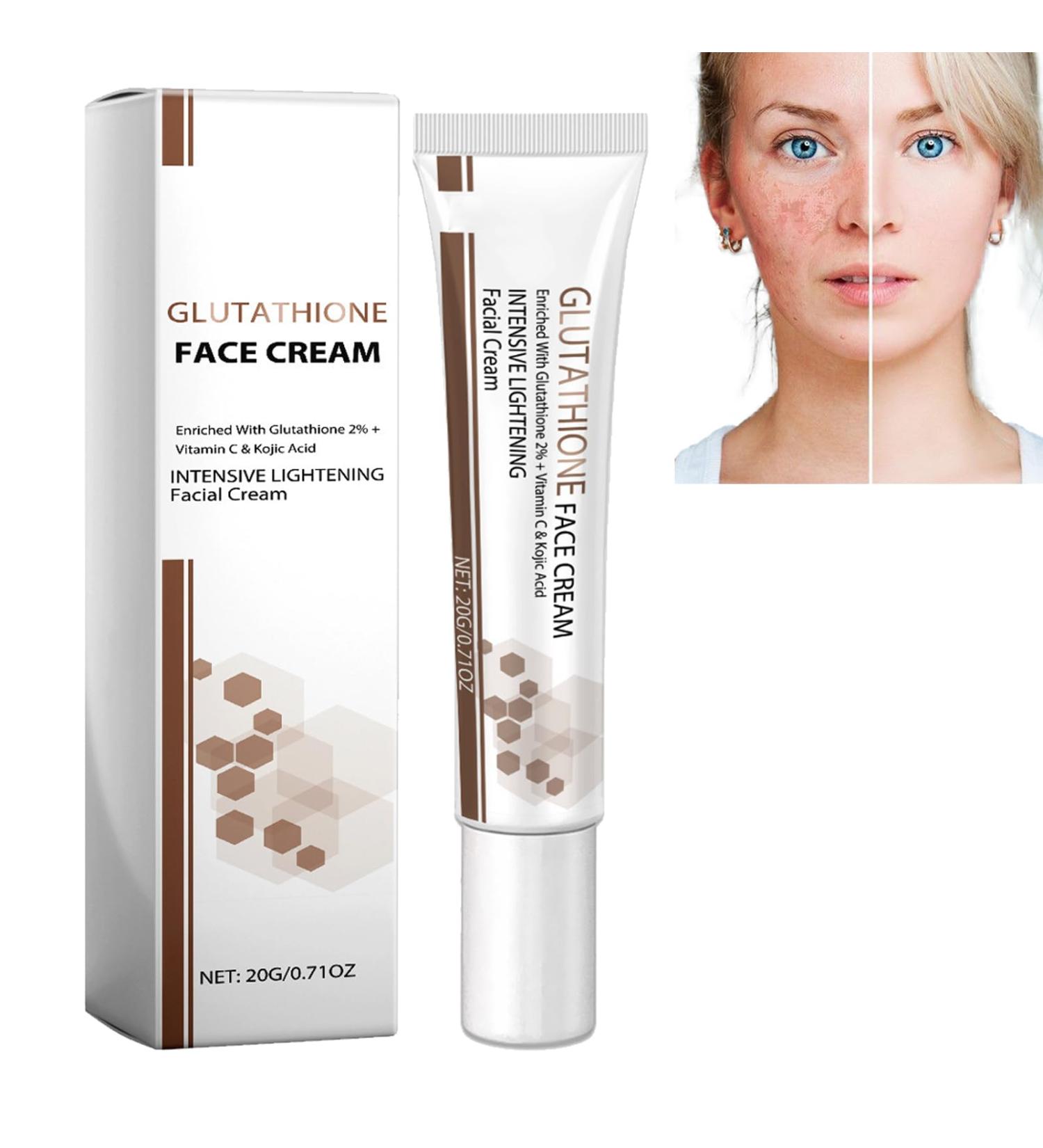 Glutathione Face Cream Freckle Remover Cream Dark Spot Correcting Glow Serum Dark Spot Corrector Correct Black Spots and Brighten the Skin Facial Dark Spots Remover - Buy Online on GoSupps.com