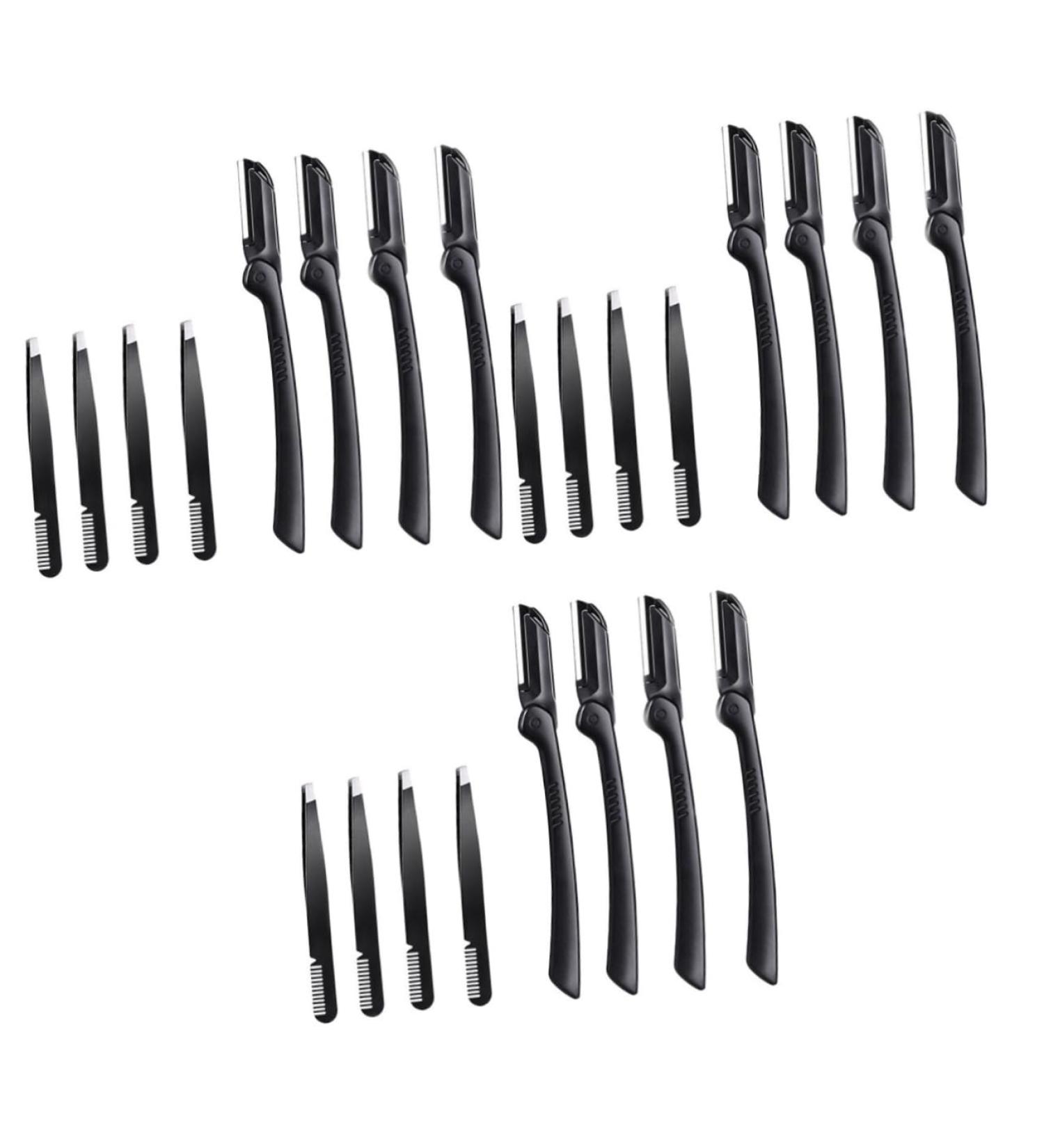 FOMIYES 12 Sets Eyebrow Shaver Tweezers & Razor - Ultimate Eyebrow Trimmer Kit for Flawless Brows | Fast International Shipping - Buy Online on GoSupps.com