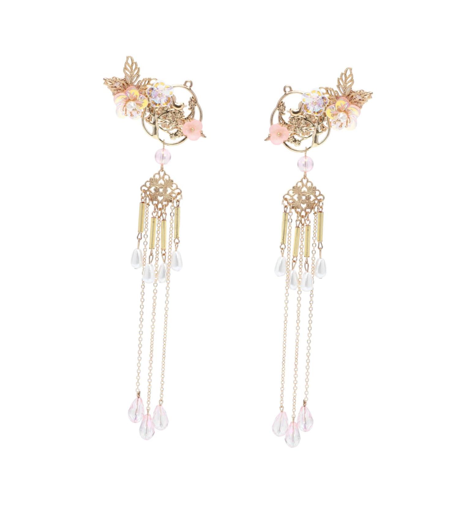 DOITOOL 1 Pair Hair Accessories Japanese Hair Pin Womens Hair Clips Tassel Hair Clip Bobby Bride Hair Accessory Hair Clip for Women Ancient Chinese To Hang Alloy Child Hairpin - Buy Online on GoSupps.com