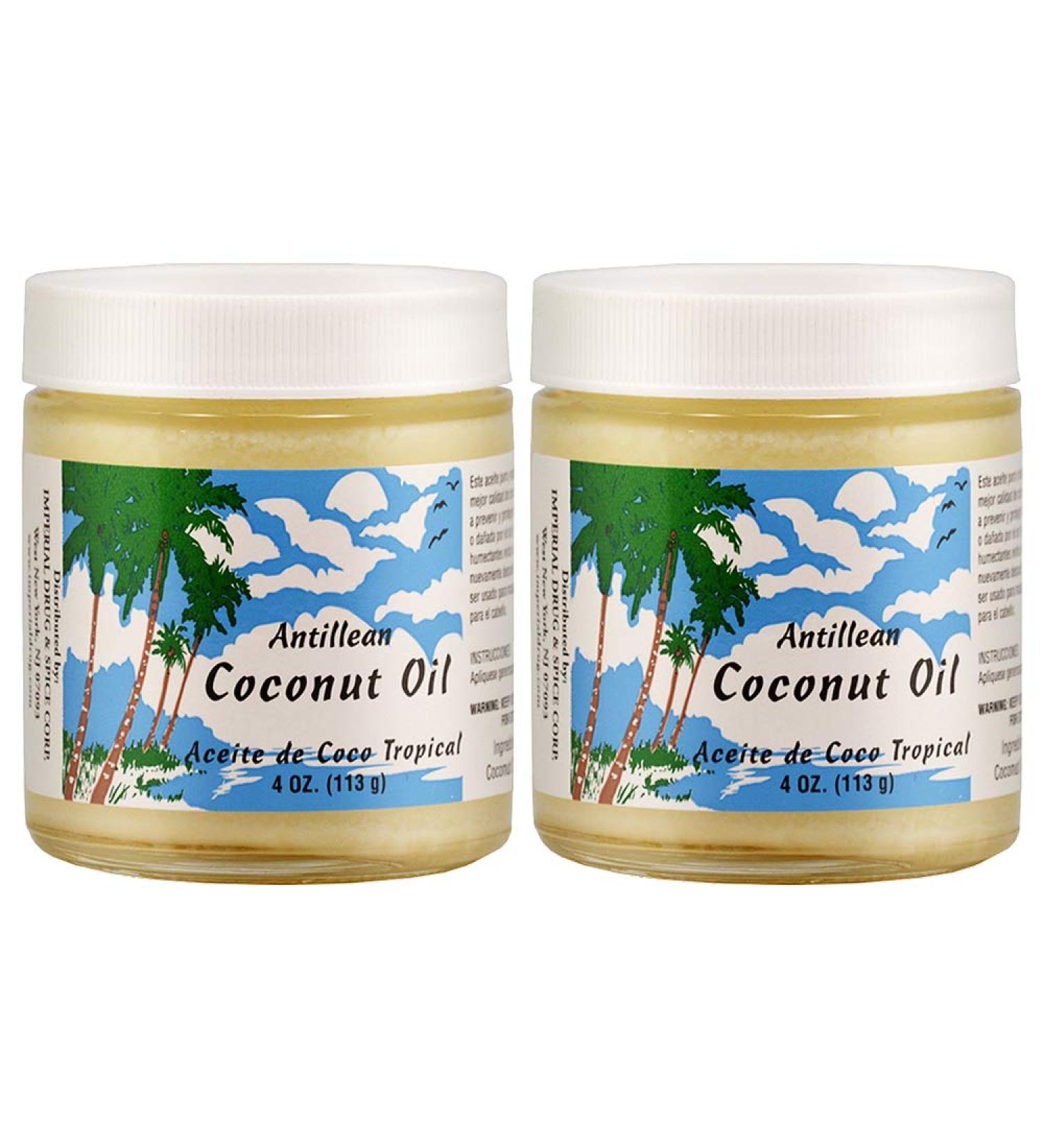 Antillean Coconut Oil 2 oz. Aceite De Coco 2-PACK - Buy Online on GoSupps.com