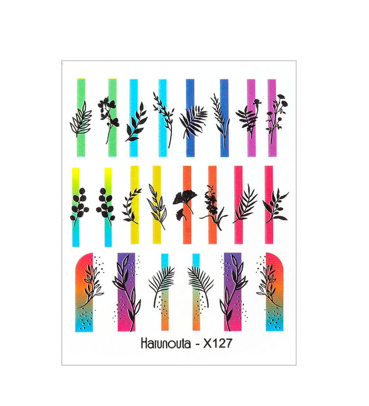 Nails Sliders Nail Art Geometric Cartoon Love Heart 3D Decals Nail Art Stickers Valentine(X127) - Buy Online on GoSupps.com