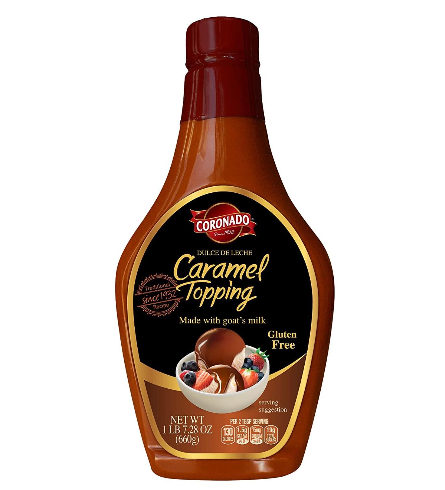 Coronado Cajeta Quemada - Regular Flavor 23.1 oz Squeeze Bottle - Buy Online on GoSupps.com