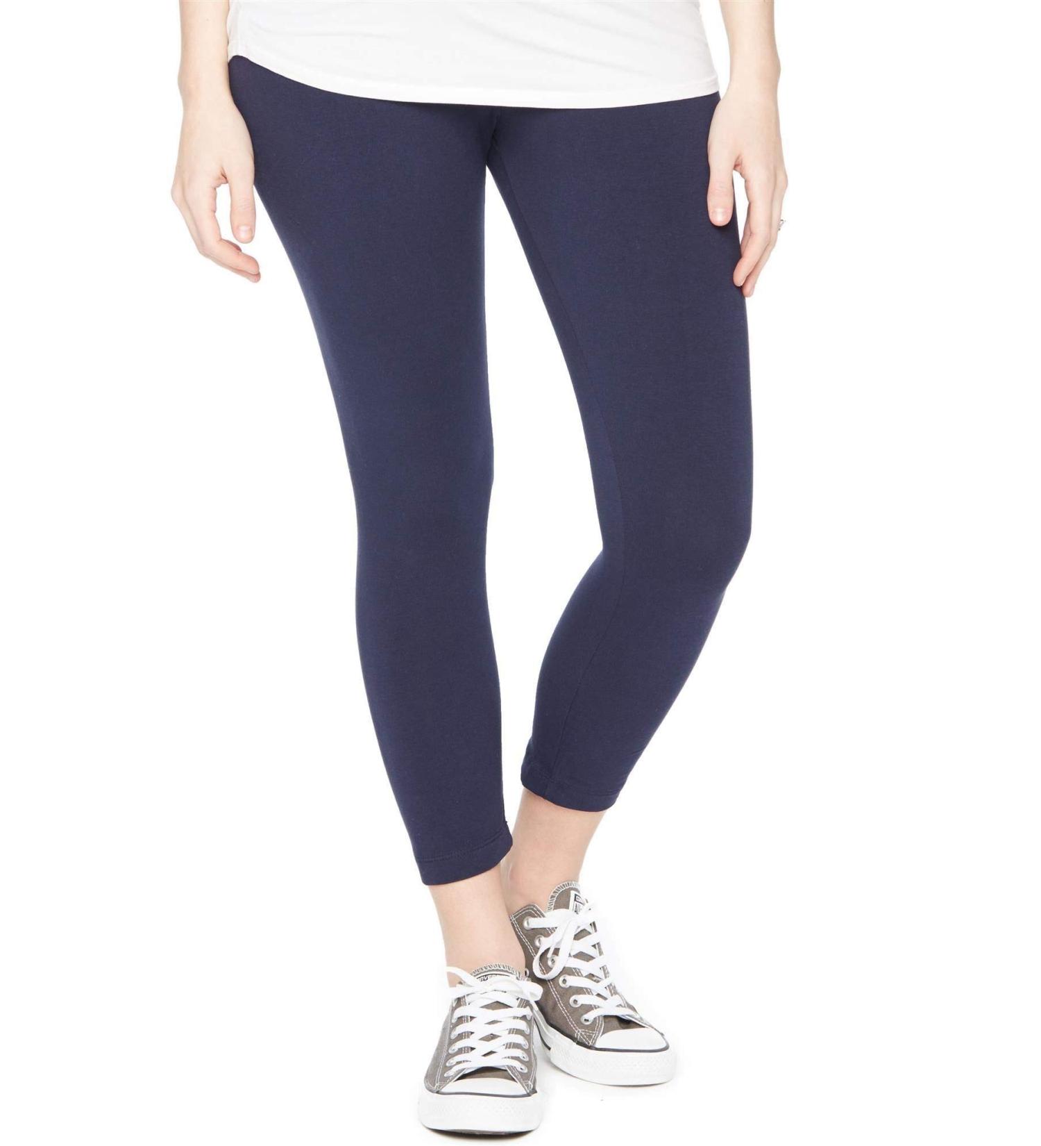 Motherhood Maternity Essential Stretch Leggings - Navy Blue | Secret Fit Belly | Maternity Leggings for Women - Buy Online on GoSupps.com