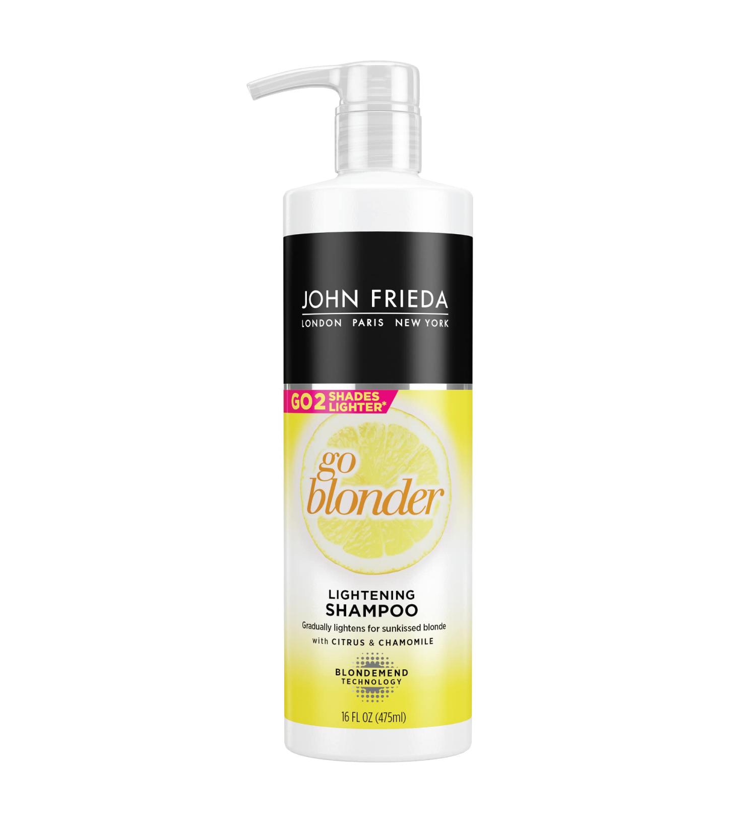 Sheer Blonde Go Blonder Shampoo 16oz - Brightening Formula for Lighter Hair - Buy Online on GoSupps.com