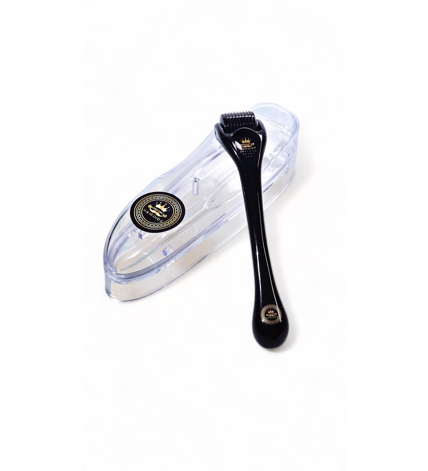 Organic Hairoids Growth Derma Roller | 0.5mm 540 Titanium Micro Needles | Hair & Beard Growth Accelerator | Activates Hair Follicles | Beard Roller for Growth for Men - Buy Online on GoSupps.com