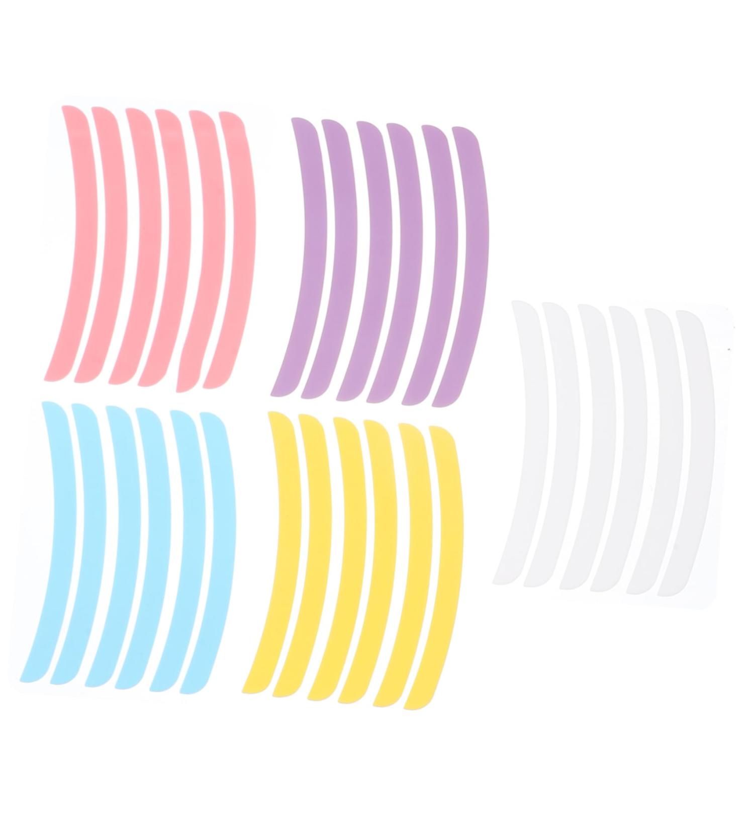  NOLITOY Eyelash Lifting Ribbon Curlers - 5 Sheets of Silicone Lash Lifting Rods & Pads | Spiral Hair Curlers & Makeup Organizer Supplies  - Buy Online on GoSupps.com