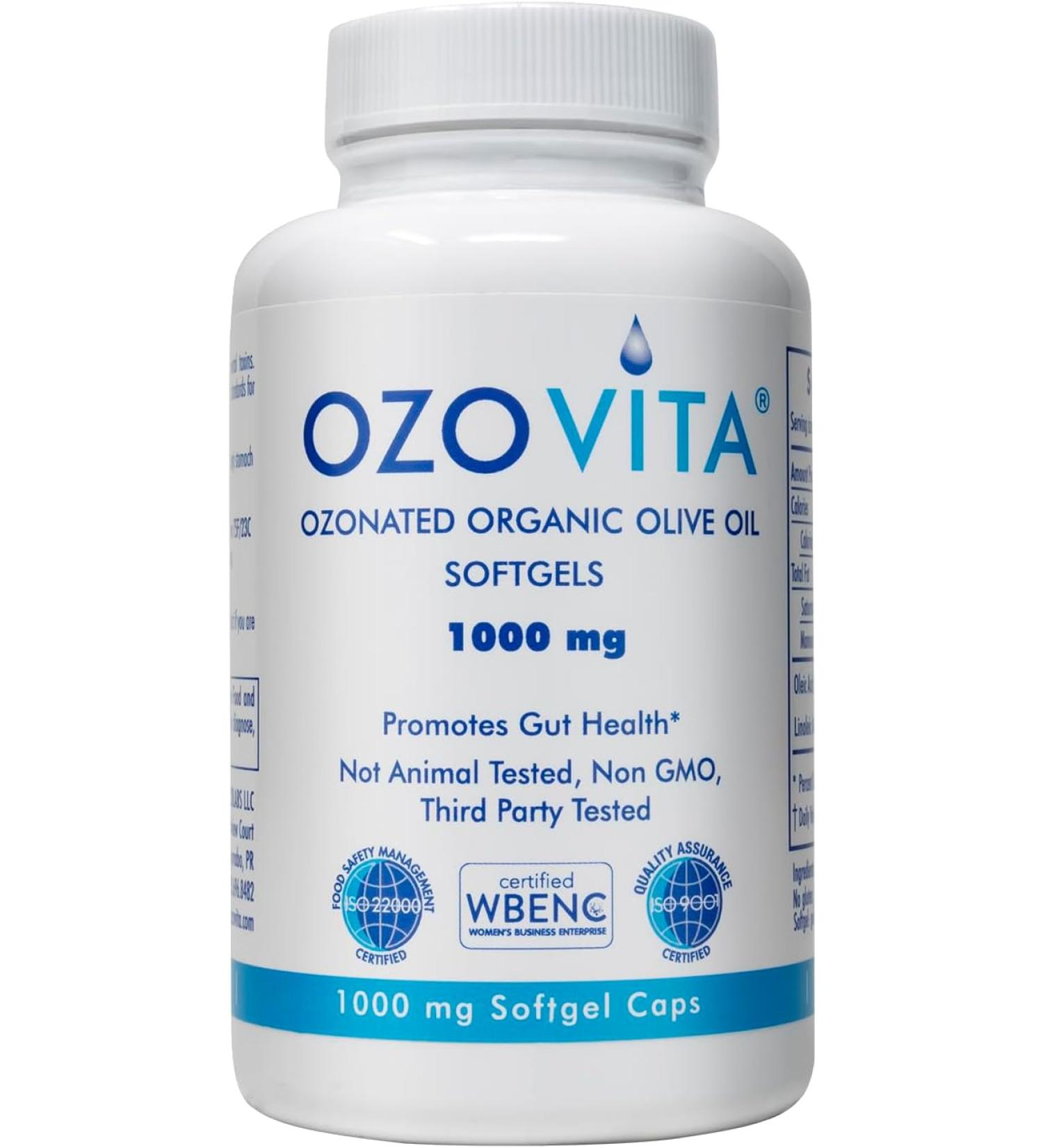 | Ozonated Organic Olive Oil Softgels | 1000 mg | Count Two Month Supply - Buy Online on GoSupps.com