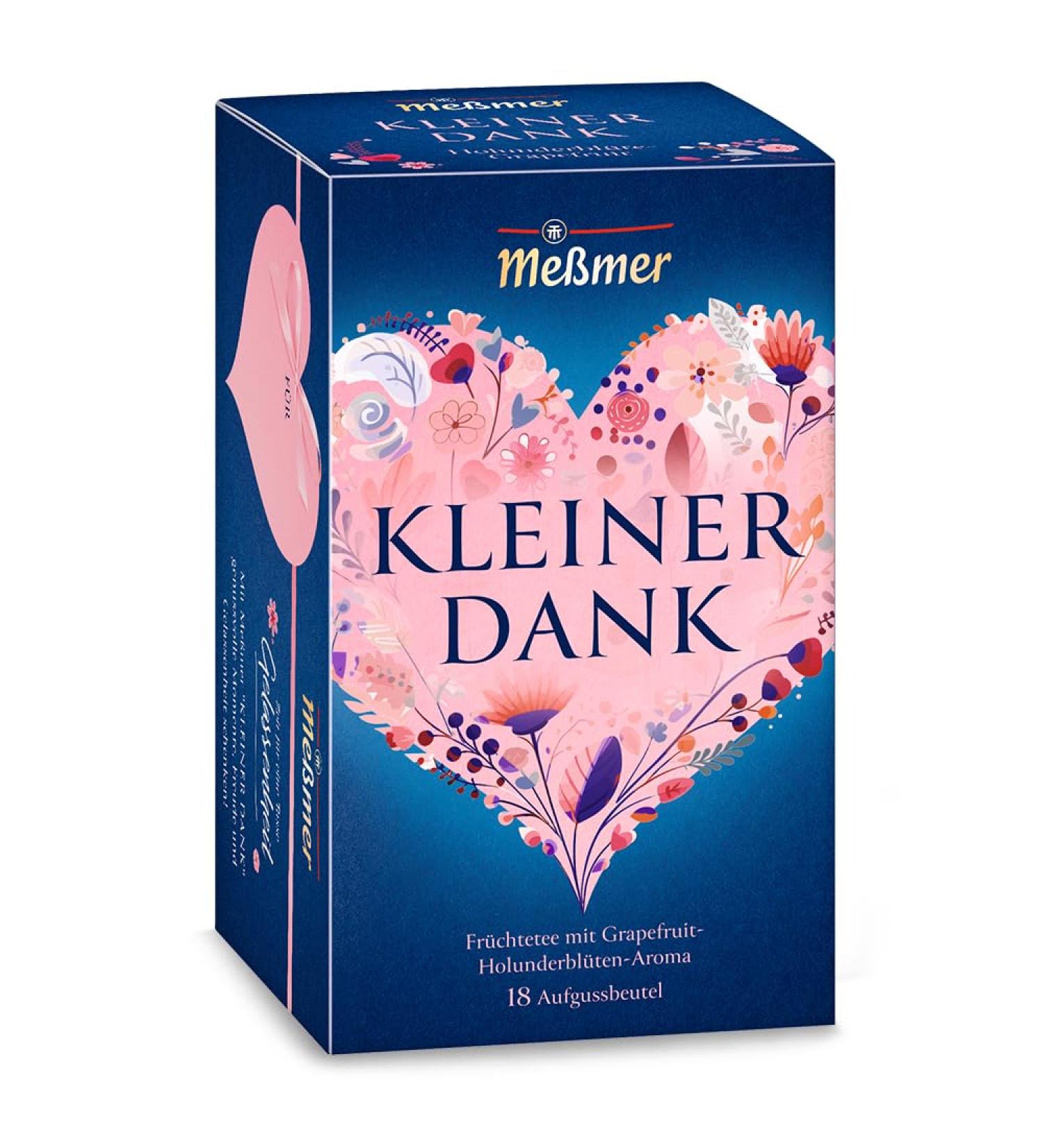 Messmer Small Thanks Elderflower Grapefruit Tea - 18 Gluten-Free Lactose-Free Vegan Tea Bags | Exclusive Online Availability - Buy Online on GoSupps.com