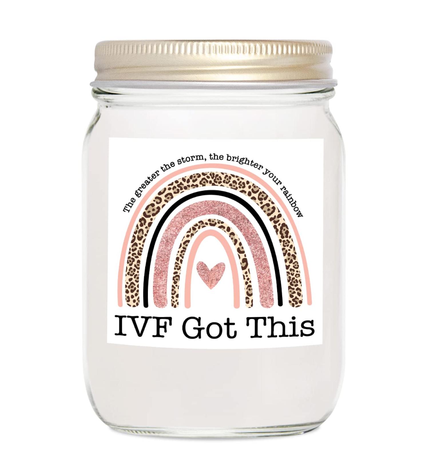 YouNique Designs Fertility Candle - 7oz IVF Gifts for Women | Infertility & Encouragement Gifts | All-Natural Soy Vegan Aromatherapy (Lavender & Vanilla - Buy Online on GoSupps.com