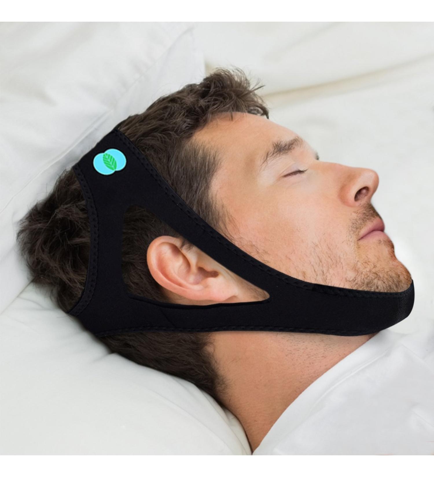 Anti Snoring Chin Strap for Medium/Large Heads - Stop Snoring, Sleep Aid for Mouth Breathers - Men & Women - Buy Online on GoSupps.com