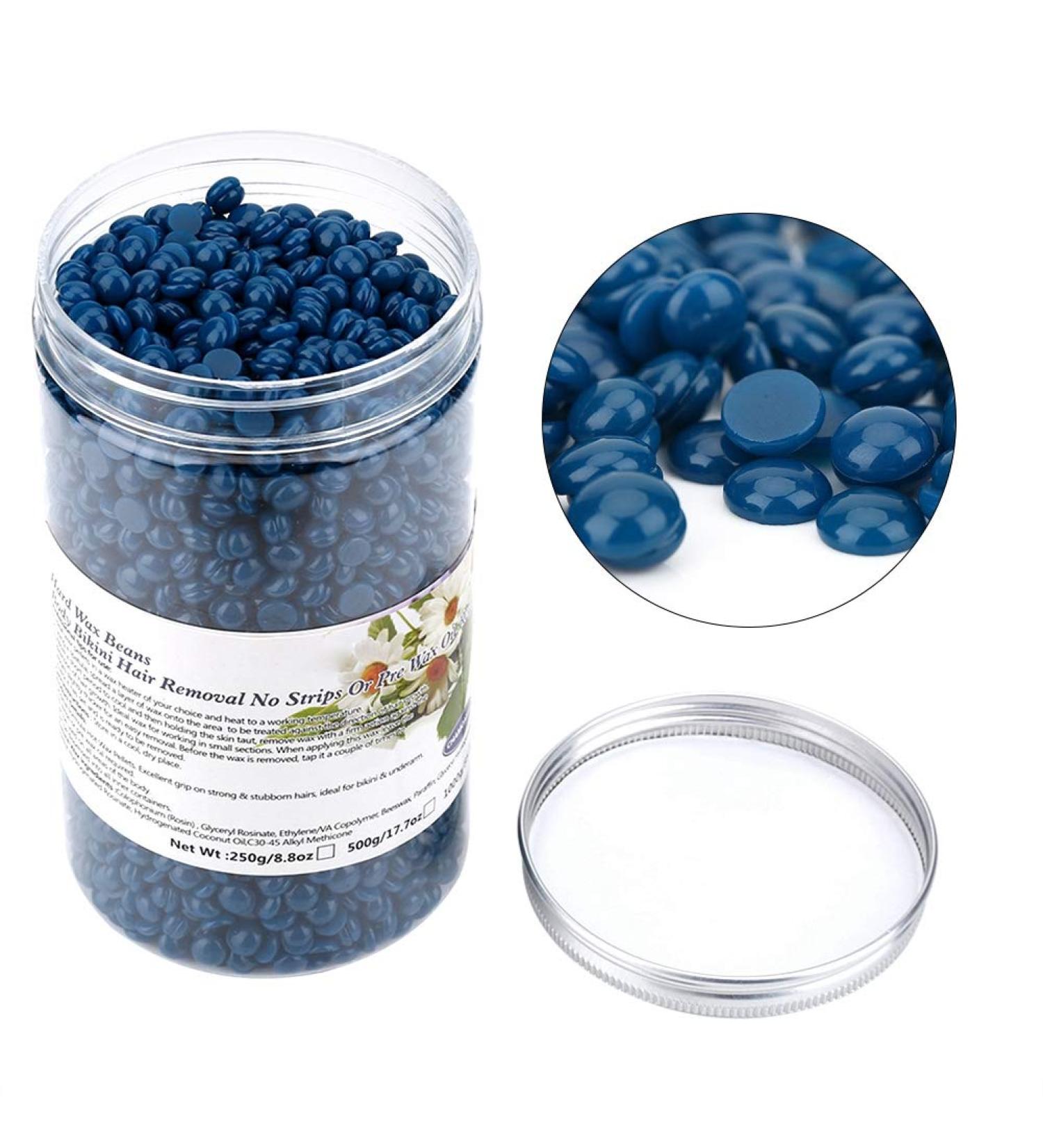 500g Chamomile Hard Wax Beans for Painless Hair Removal | Women's Body & Bikini Wax | International Shipping Available - Buy Online on GoSupps.com