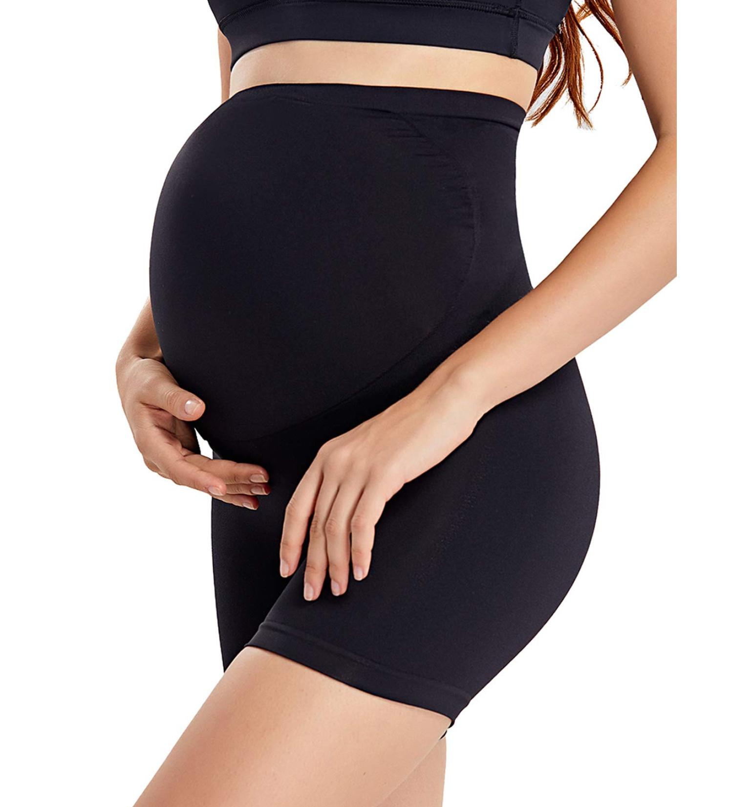 Gratlin Seamless High Waist Pregnancy Shapewear Shorts - S Black - Buy Online on GoSupps.com